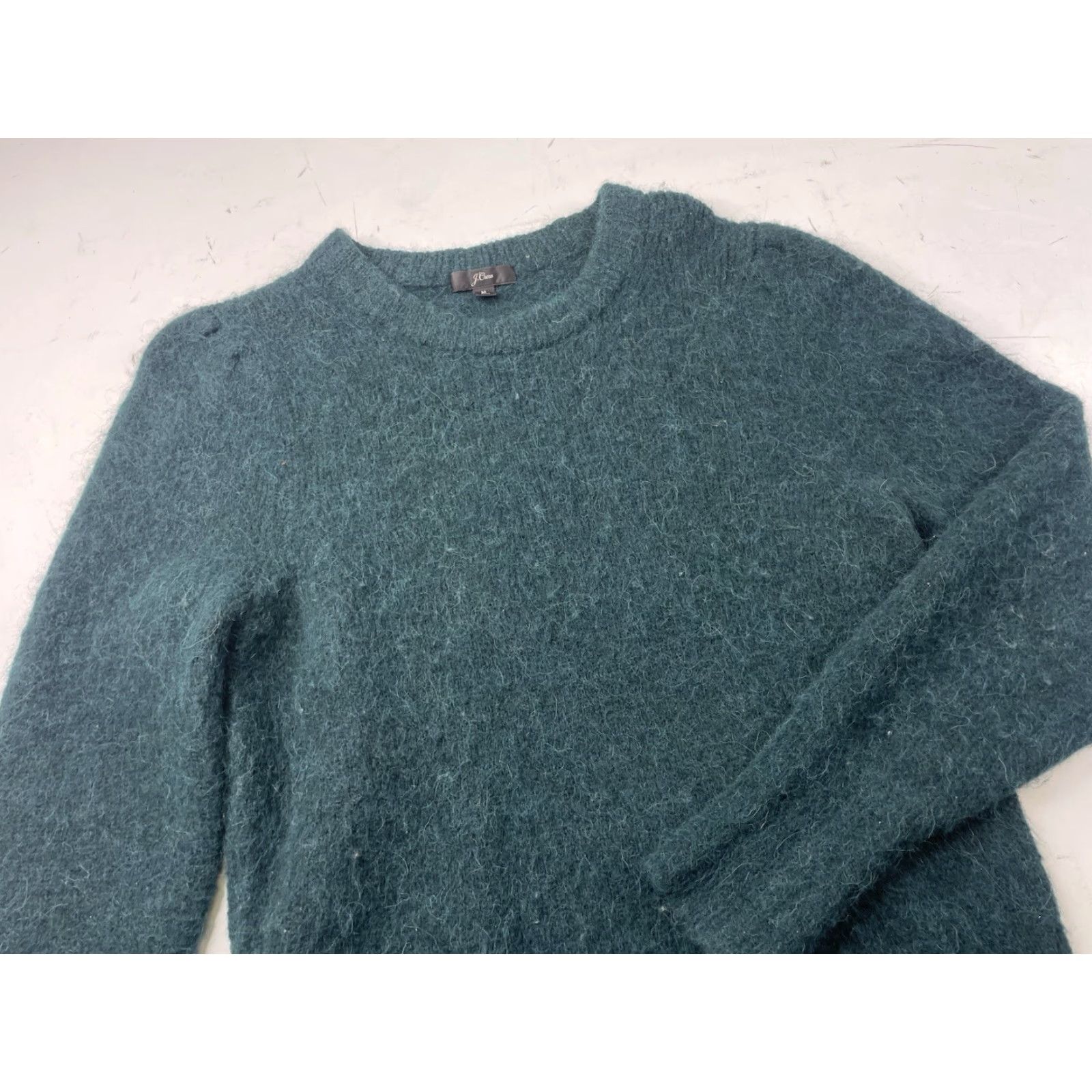 J.Crew J. Crew Pullover Sweater Women Regular Size M Green Alpaca Blend AC265 Crew Neck Long Sleeve Knit Size M / US 6-8 / IT 42-44 - 2 Thumbnail