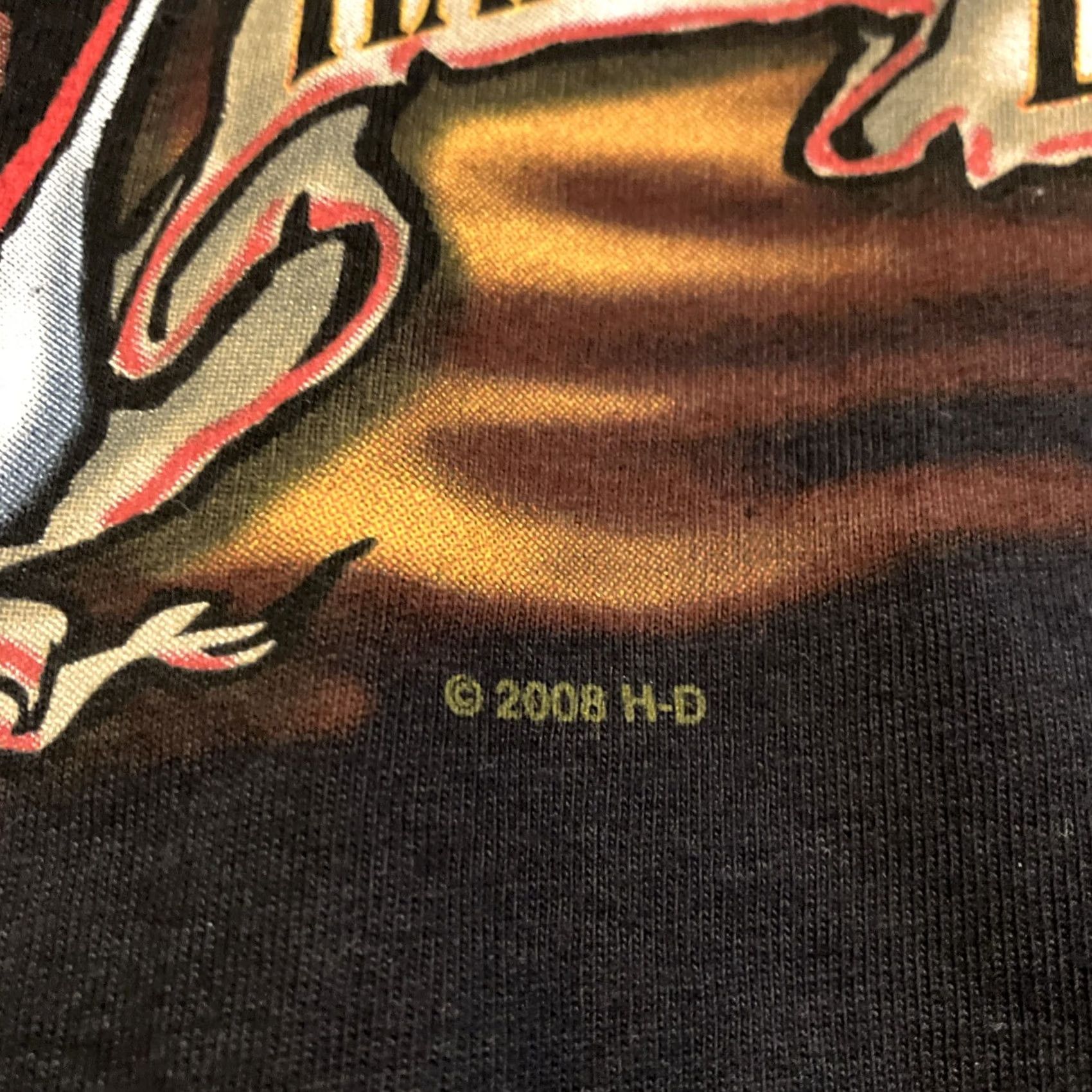 Harley Davidson VINTAGE 2008 Harley-Davidson Clown T Shirt XXL 2XL Black Men Short Sleeve Shirt Mens Aldo's Bernardston MA Size US XXL / EU 58 / 5 - 3 Thumbnail