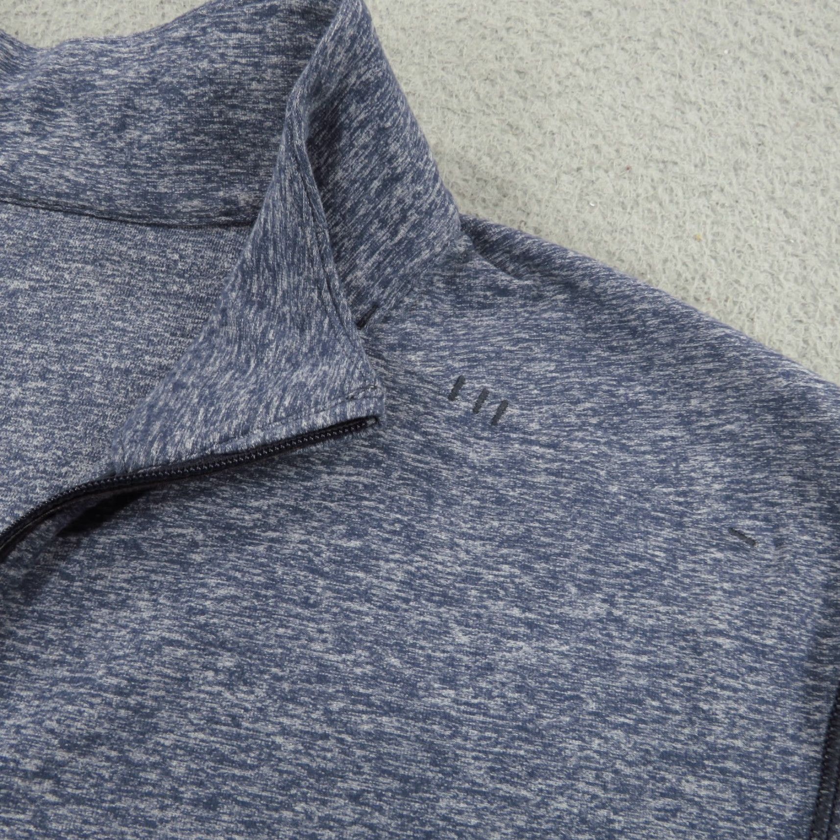 Lululemon Lululemon Surge Warm 1/2 Zip Mens Small Heathered Navy Pullover Running Pocket Shirt Size US S / EU 44-46 / 1 - 3 Thumbnail