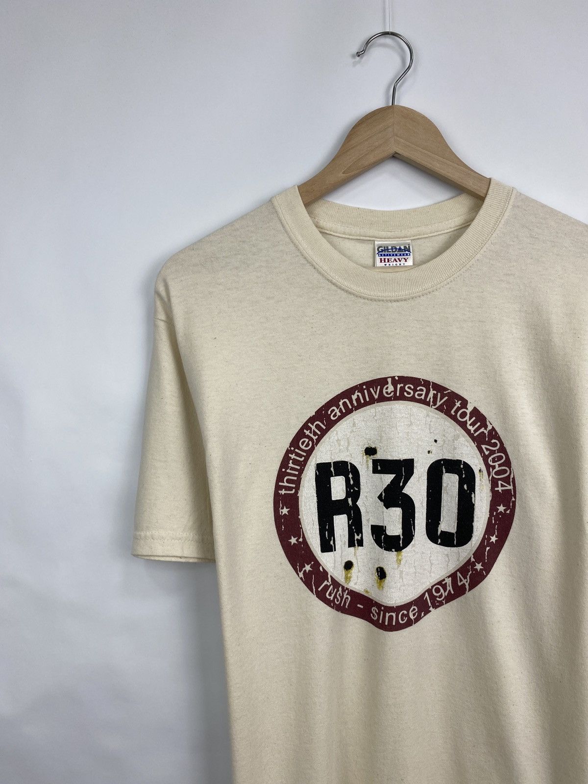 Gildan Vintage RUSH R30 Thirtieth Anniversary Tour 2004 T-Shirt Y2K Size US M / EU 48-50 / 2 - 2 Thumbnail