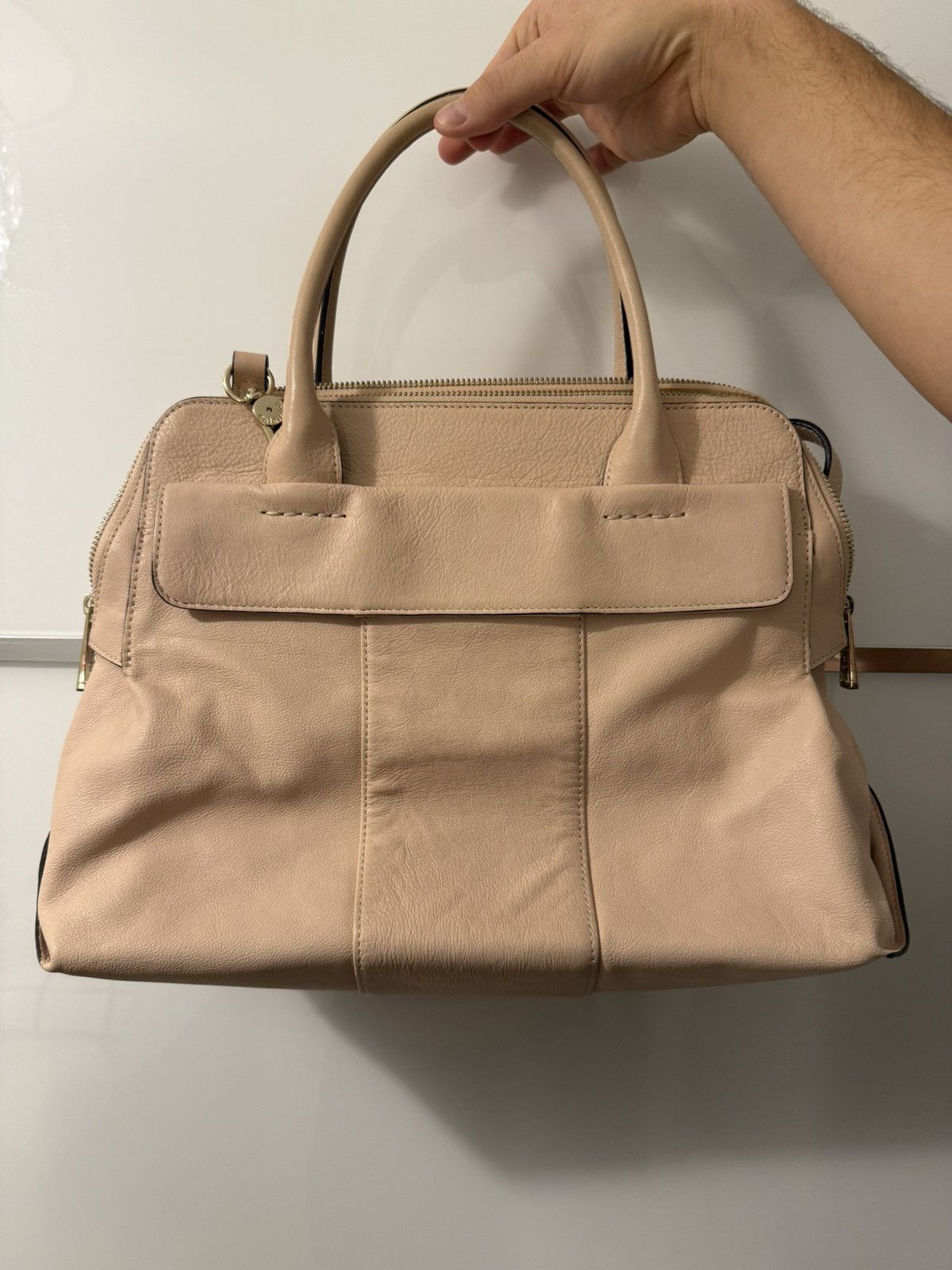 Baldinini Baldinini cream leather handbag Size ONE SIZE - 2 Thumbnail