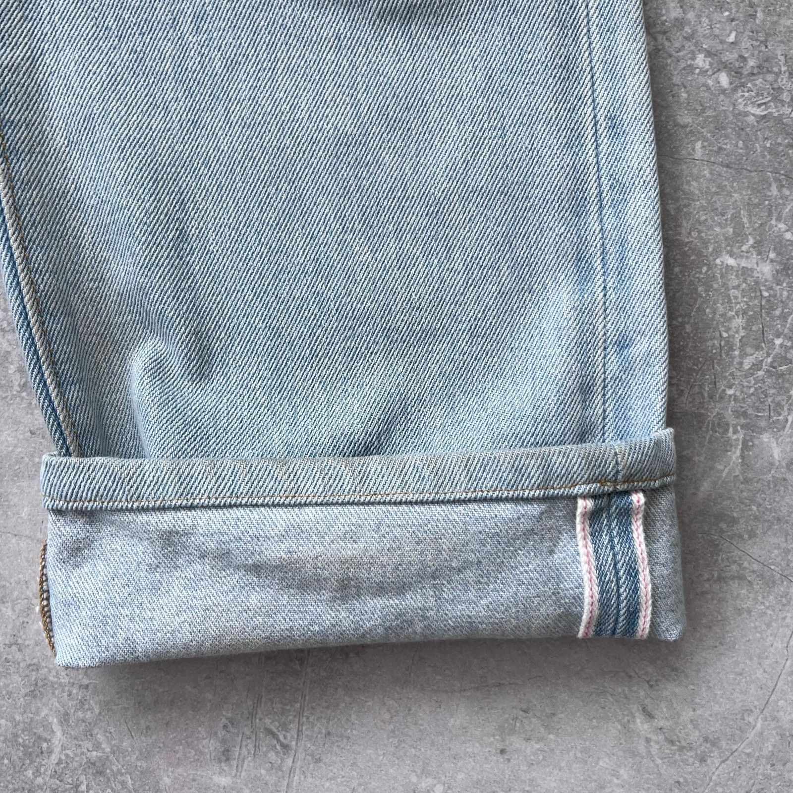 Supreme Supreme Light Wash Selvedge Denim Jeans – Size 30 Size US 30 / EU 46 - 3 Thumbnail
