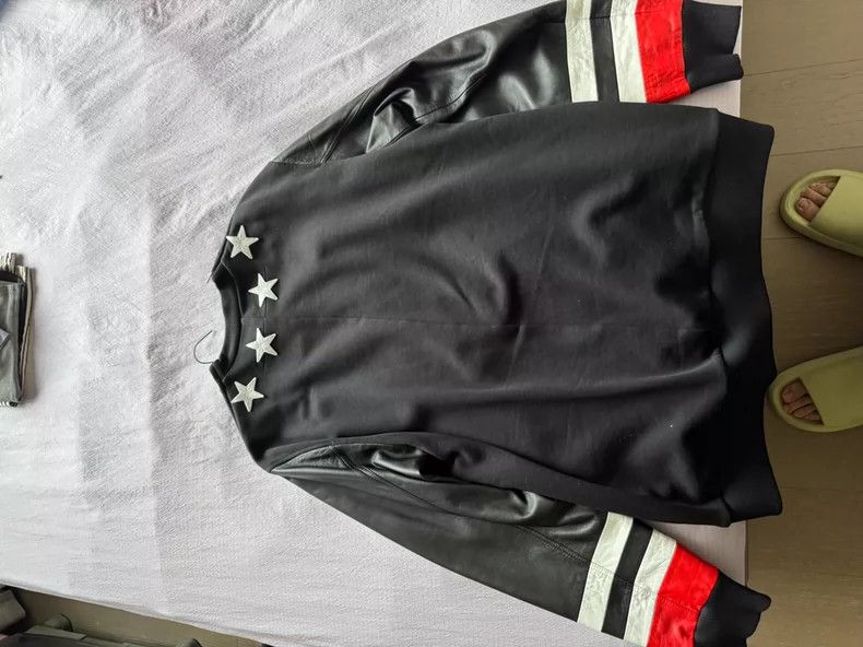 Givenchy Givenchy Leather Jacket Sweatshirt Size US XL / EU 56 / 4 - 7 Thumbnail