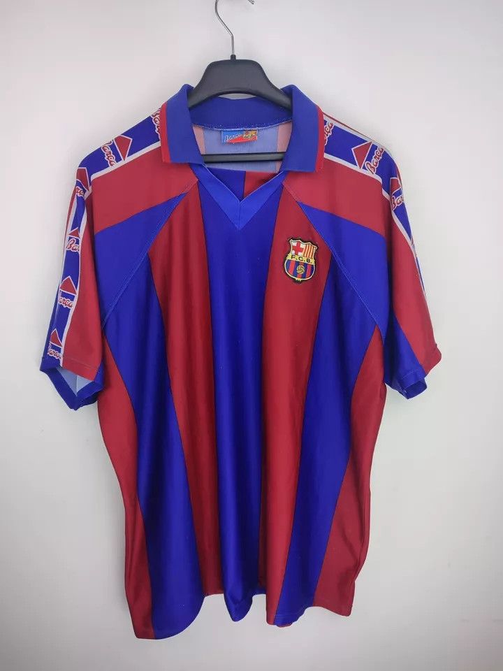 Vintage Vintage F.C Barcelona FOOTBALL SHIRT SOCCER JERSEY Size US XXL / EU 58 / 5 - 1 Thumbnail