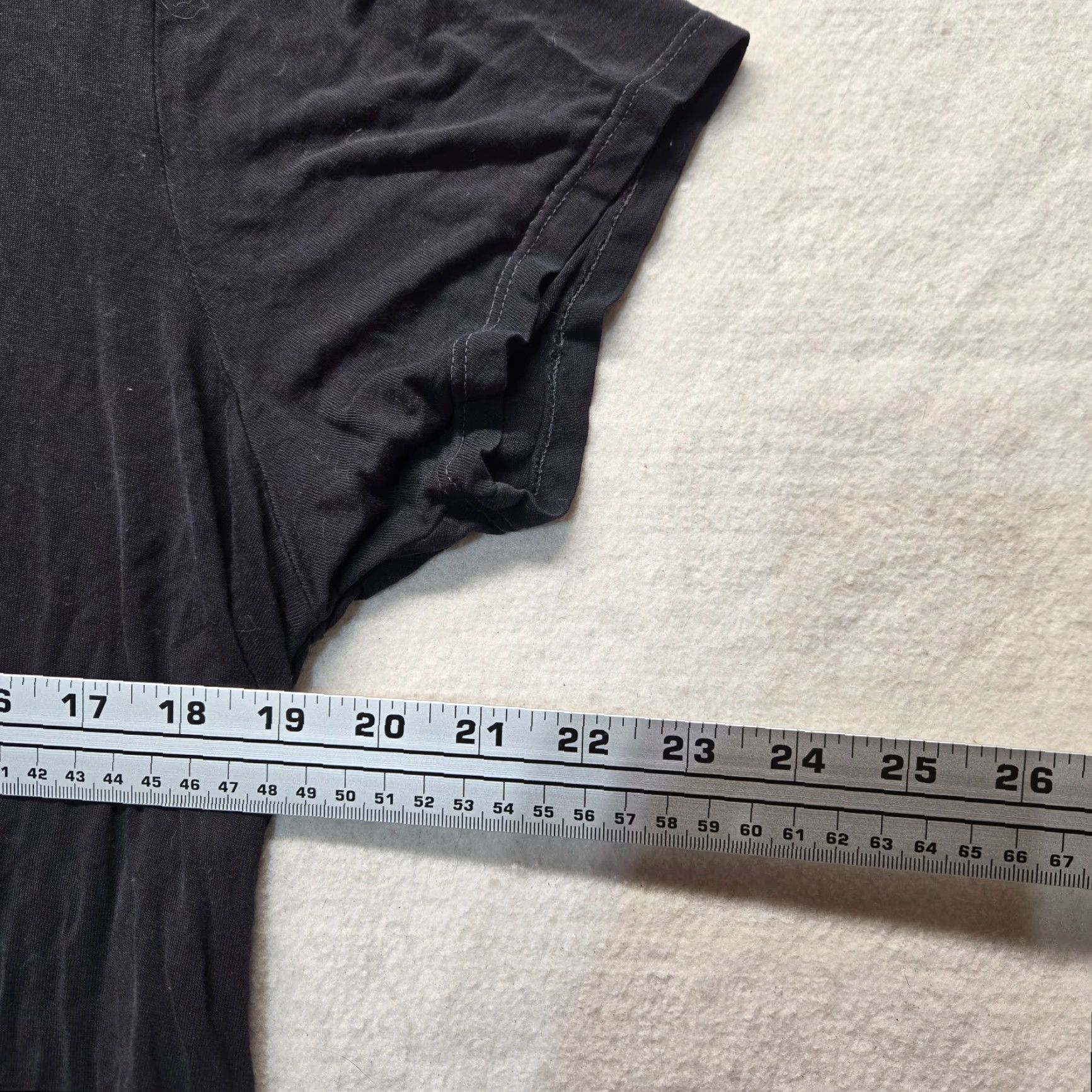 Vintage VINTAGE Wonderly Black Tunic Shirt Women 1X Blouse Short Sleeve Pullover Casual Top Women’s Plus Size Size XL / US 12-14 / IT 48-50 - 4 Thumbnail