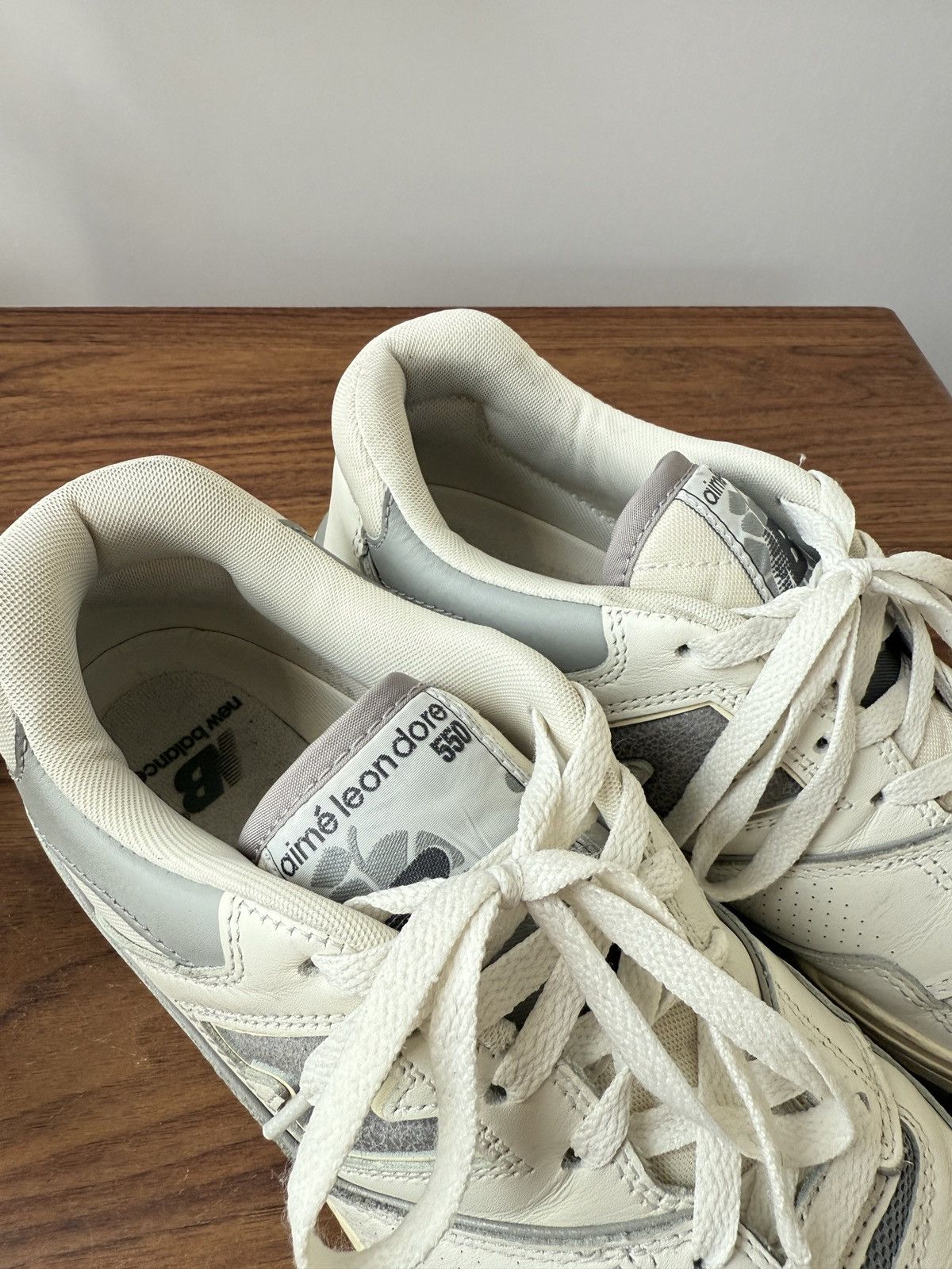 Aime Leon Dore × New Balance ALD White/Grey 550s Size US 9.5 / EU 42-43 - 8 Thumbnail