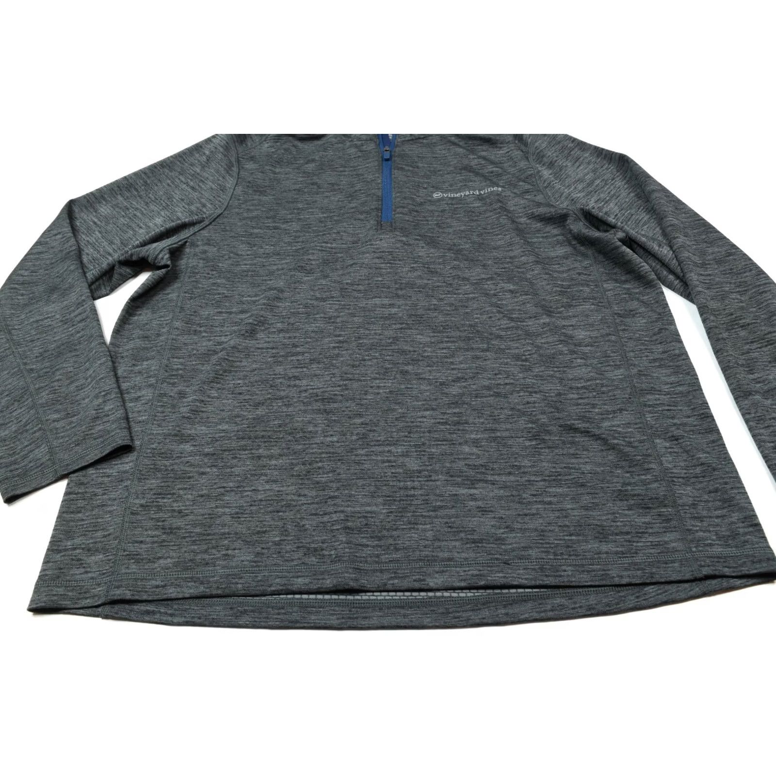 Vineyard Vines Vineyard Vines Sankaty 1/4 Zip Performance Pullover Mens XL Gray Golf Stretch Size US XL / EU 56 / 4 - 4 Thumbnail