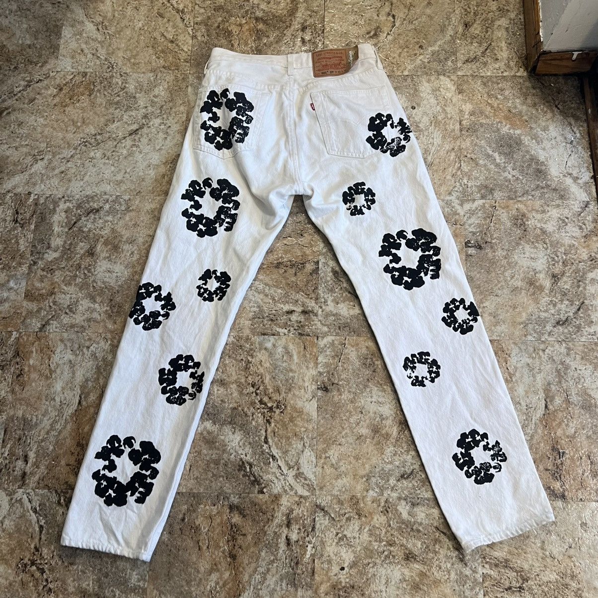 DENIM TEARS Denim Tears Cotton Wreath Pants Size US 31 - 2 Thumbnail
