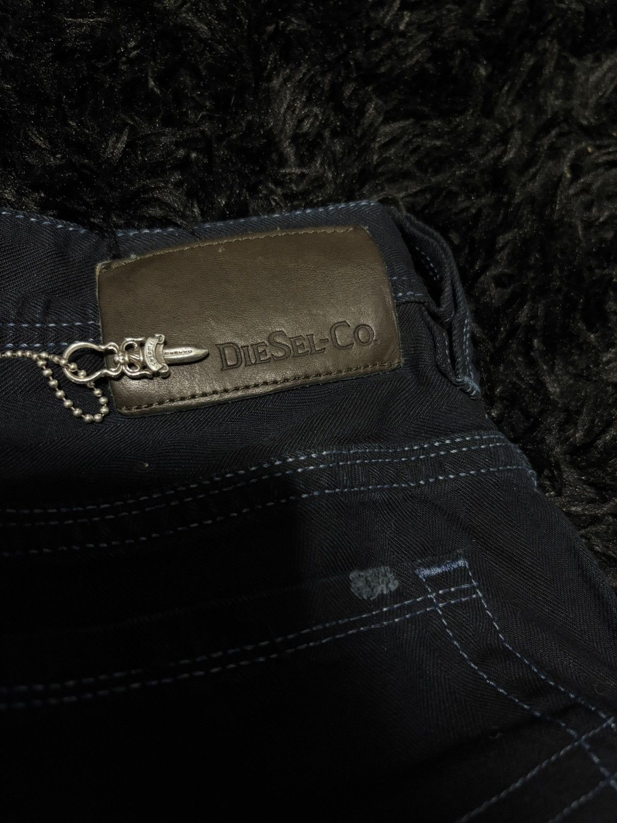 Diesel Black Gold Diesel wax hybid leather black gold skinny jeans hedi style Size US 29 - 8 Thumbnail
