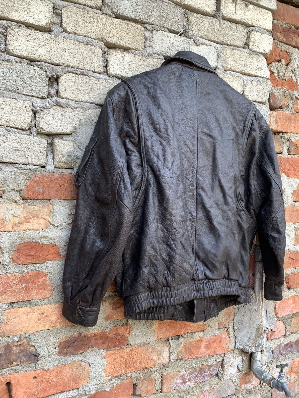Avirex × Vintage 🔥Rare🔥Vintage 90s Avirex Leather Jacket Size US L / EU 52-54 / 3 - 13 Thumbnail