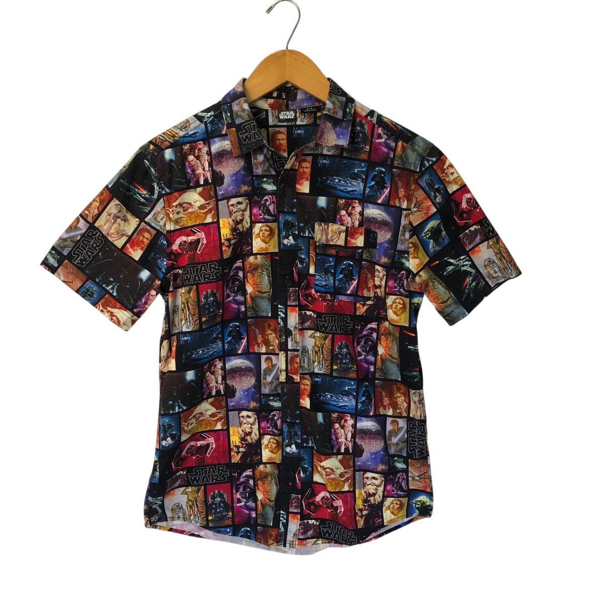 Star Wars Vintage Star Wars Button Ups Fullprint Shirt Size US M / EU 48-50 / 2 - 1 Thumbnail