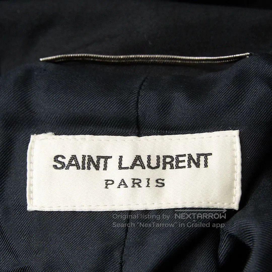 Saint Laurent Paris Saint Laurent Men's Black Hooded Jacket. Size US M / EU 48-50 / 2 - 7 Thumbnail