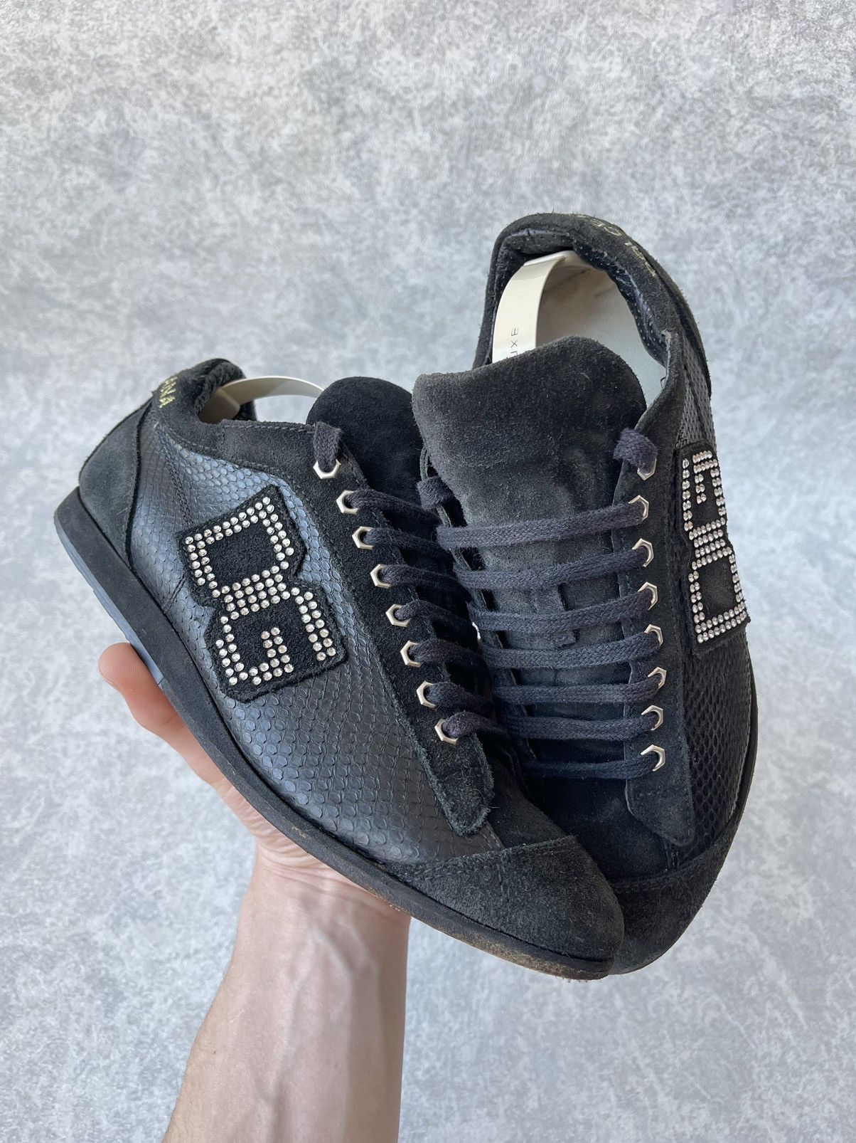 Dolce & Gabbana Vintage Dolce & Gabbana Archival Crystal DG Sneakers 37 Y2K Size US 7 / IT 37 - 2 Thumbnail