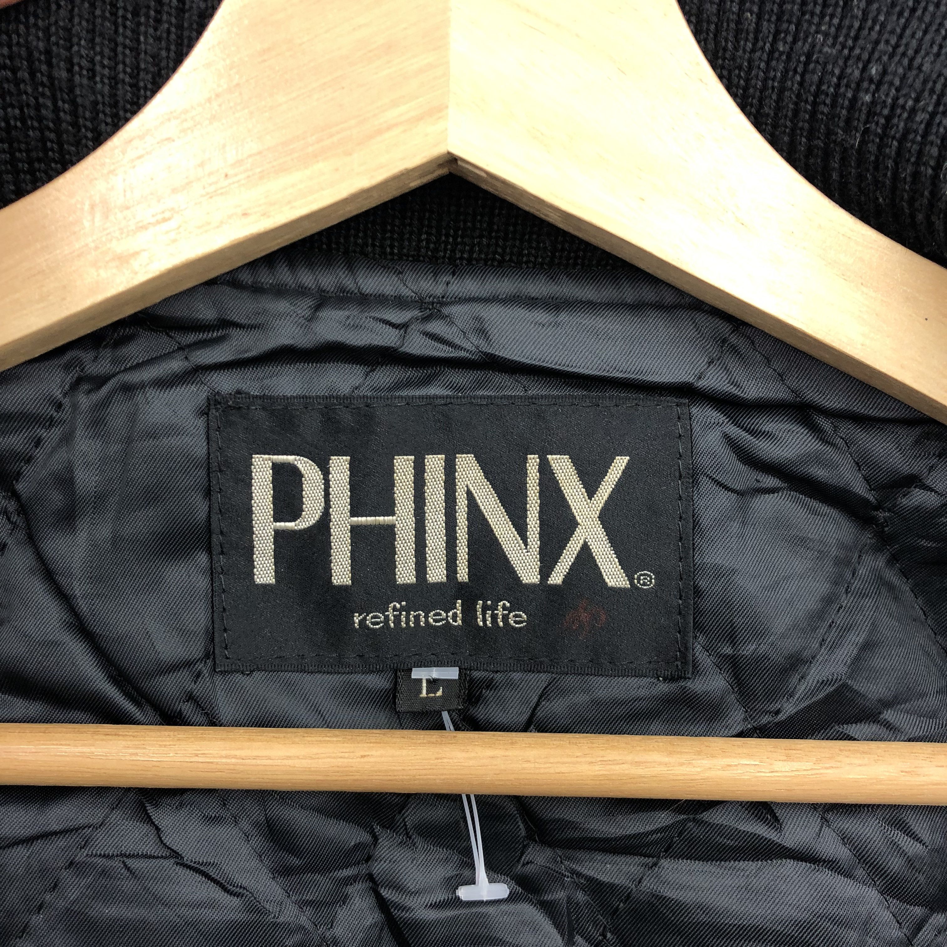 Vintage Vintage 90s BMW Phinx Japanese Harajuku Varsity Wool Jacket Size US L / EU 52-54 / 3 - 8 Thumbnail