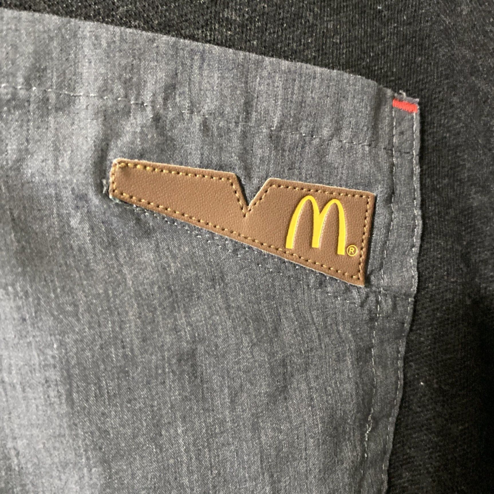 Vintage McDONALDS Gray 2-Tone EMPLOYEE WORK POLO Uniform Fast Food Crew Shirt Men's XL Size US XL / EU 56 / 4 - 5 Thumbnail