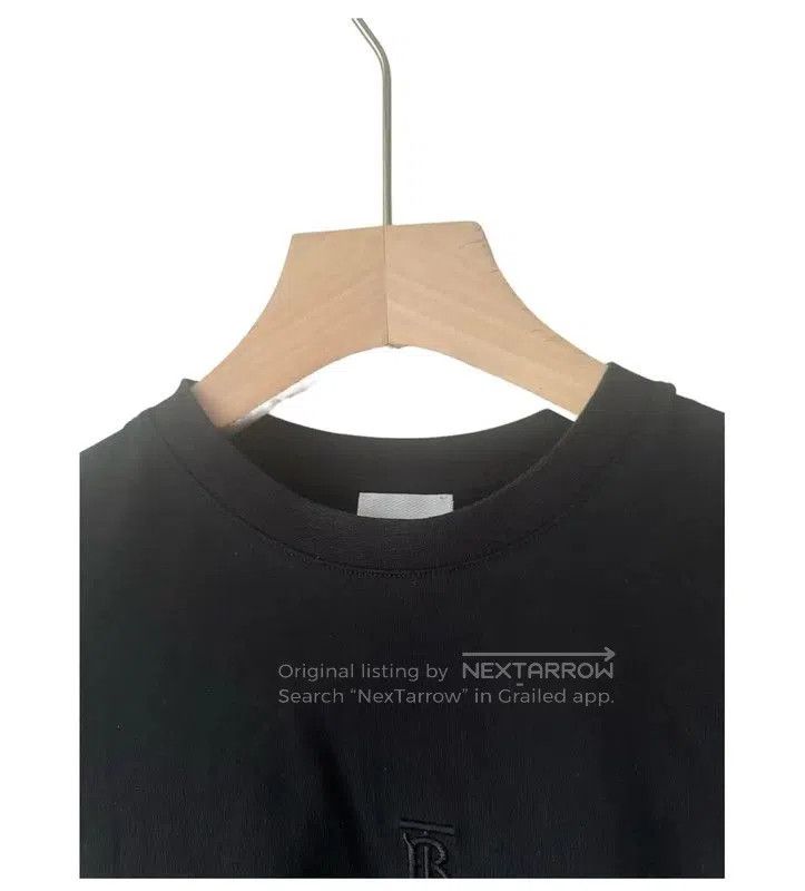 Burberry Burberry Black Cotton Logo T-Shirt for Women. Size S / US 4 / IT 40 - 4 Thumbnail