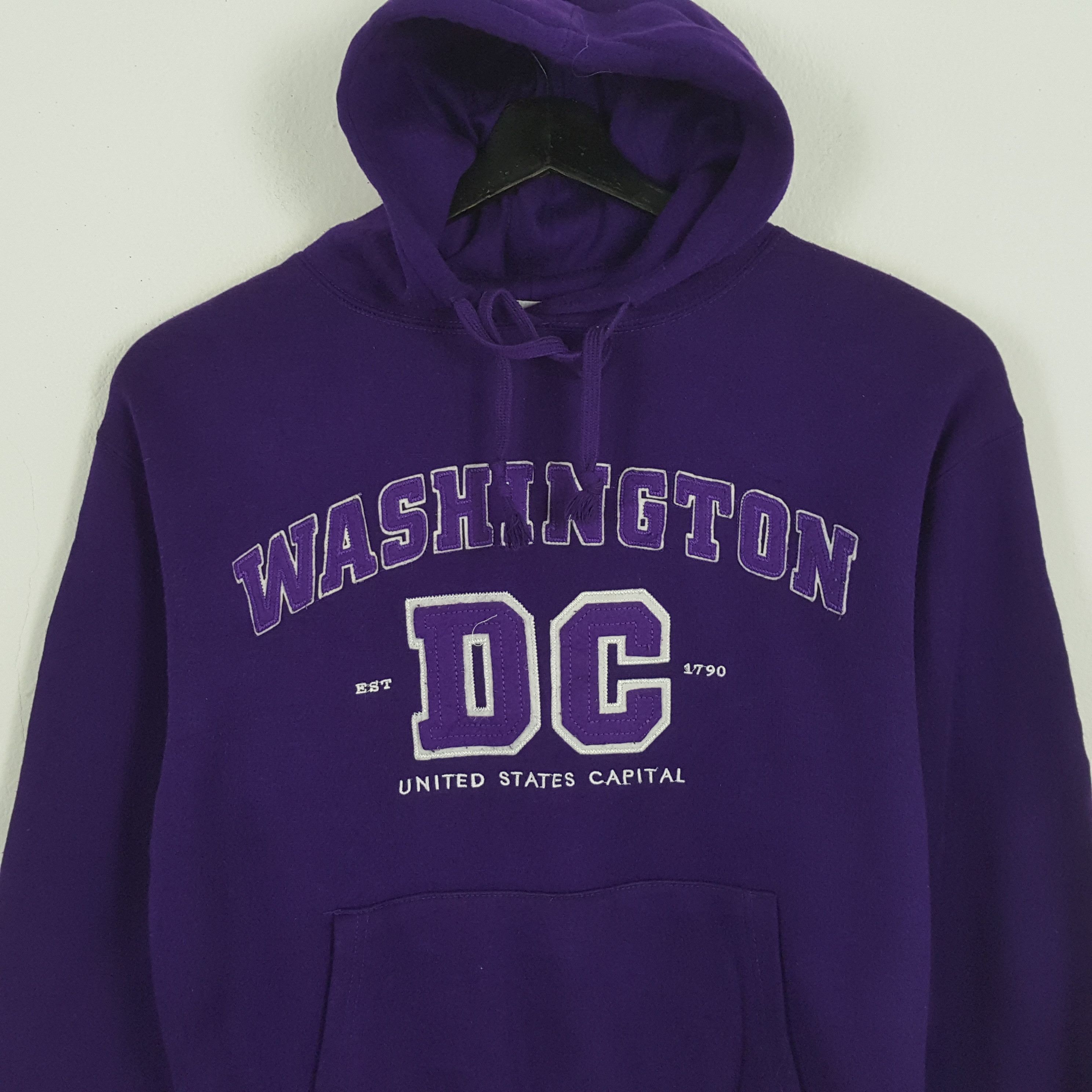 Vintage WASHINGTON DC United States Center Design Hoodies Size US M / EU 48-50 / 2 - 2 Thumbnail