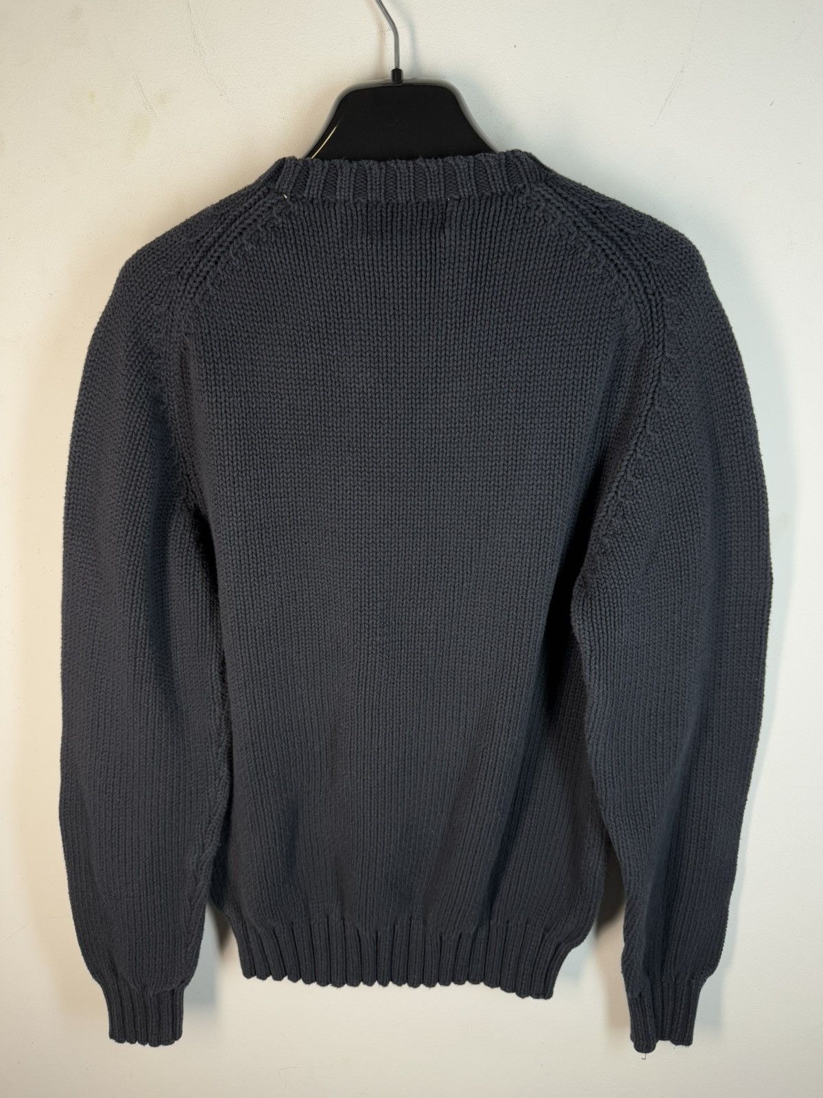 Yves Saint Laurent Heavy YSL Sweater Knit Thick Grey/black Paris Sweatshirt Size US S / EU 44-46 / 1 - 9 Thumbnail