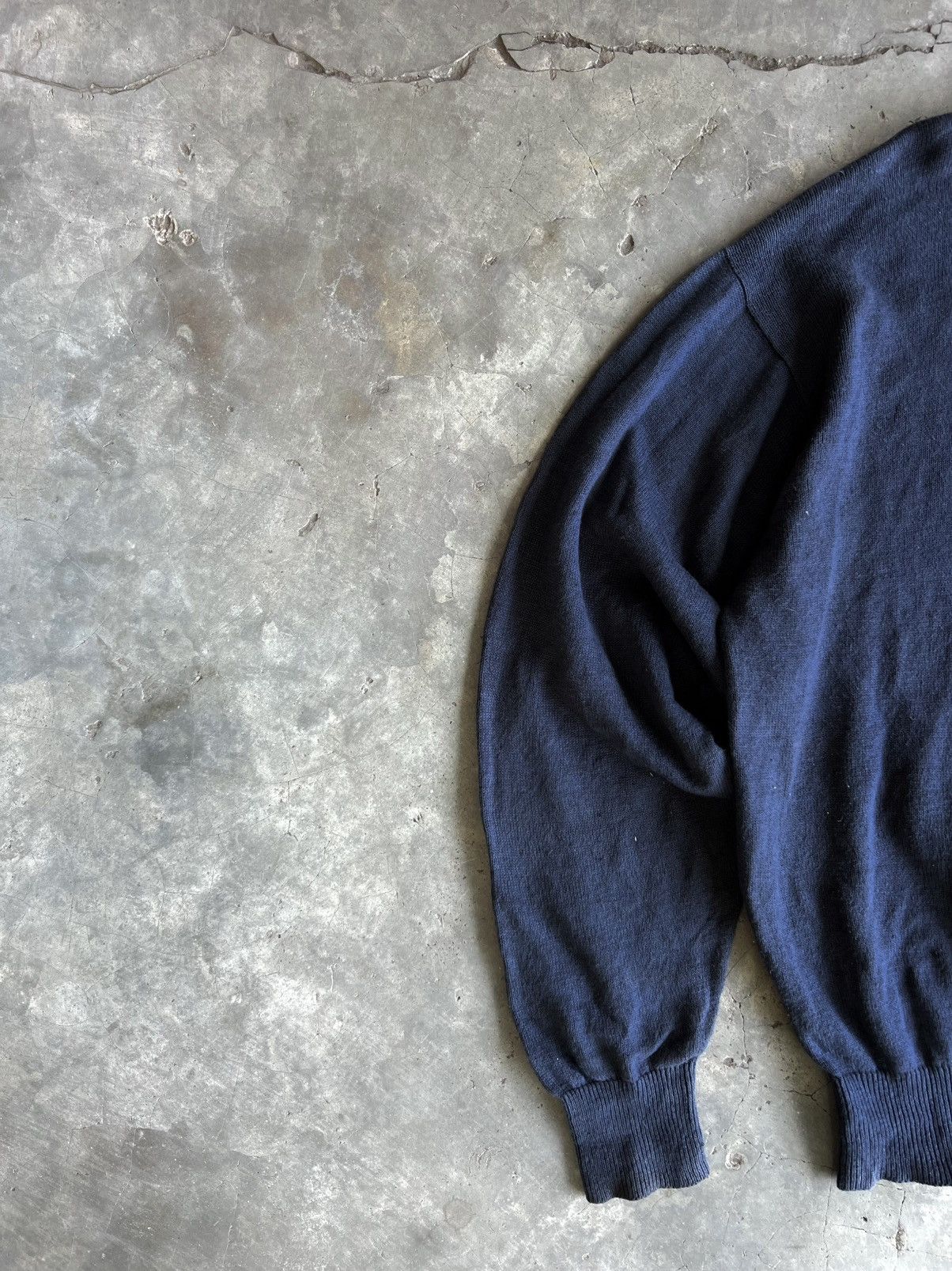 Issey Miyake Vintage 80s TÊTE HOMME Katoh Kazutaka Mock Neck Sweater Size US M / EU 48-50 / 2 - 4 Thumbnail
