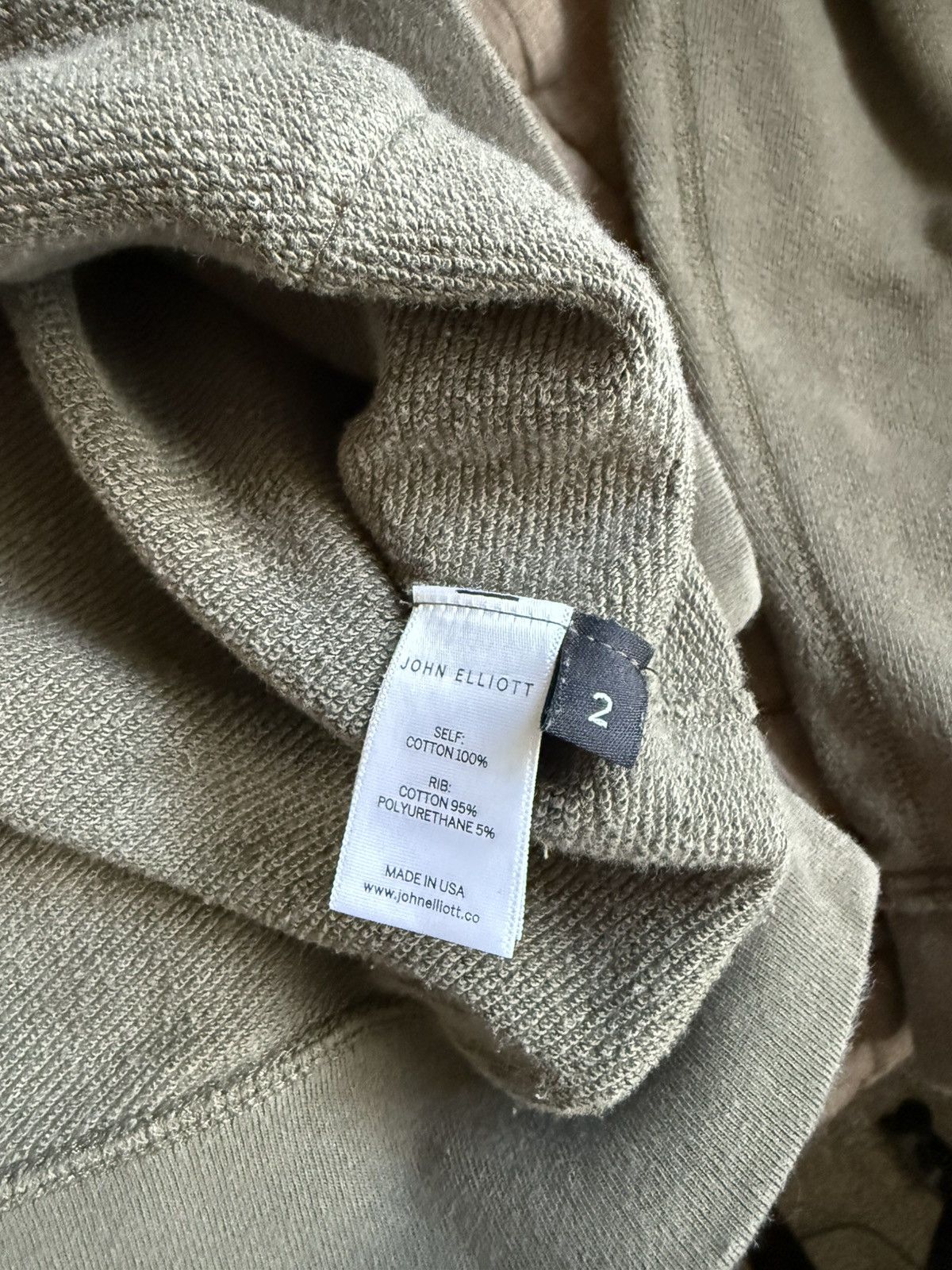John Elliott John Elliott Hoodie Size 2 Green/brown Quarter Zip Size US M / EU 48-50 / 2 - 3 Thumbnail
