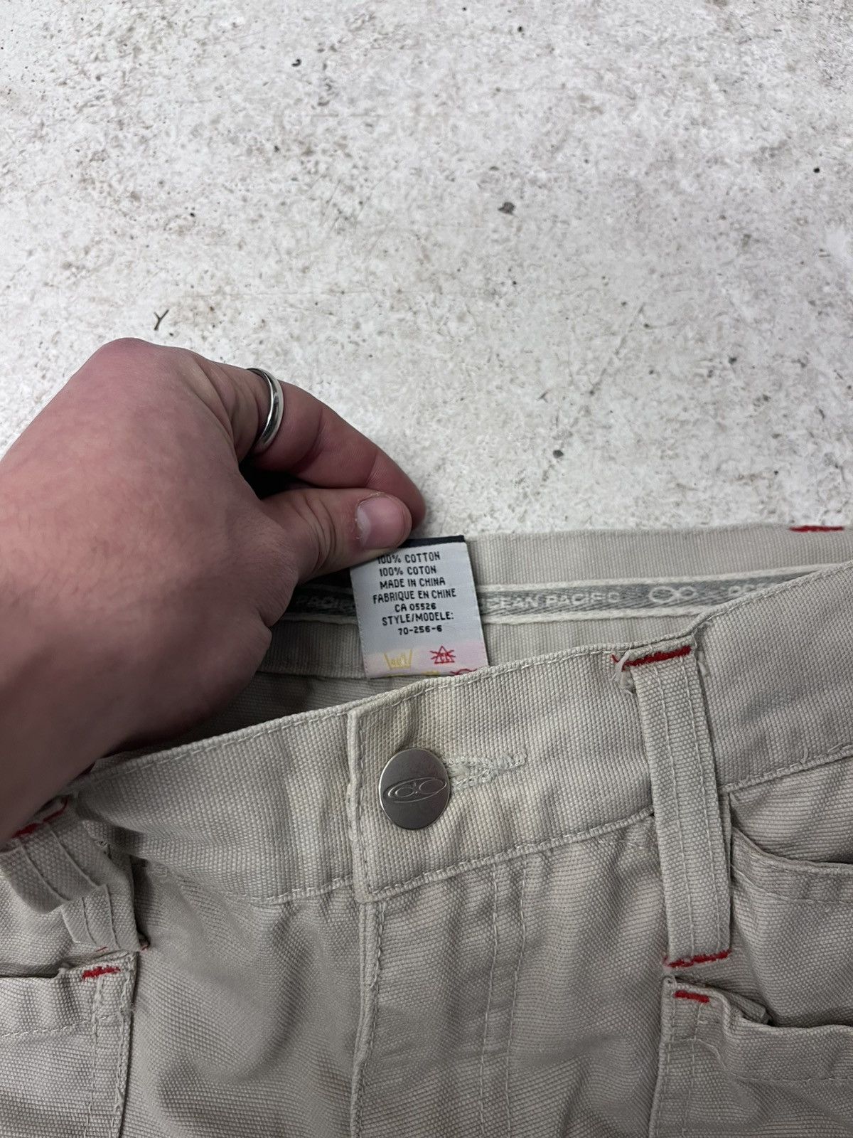 Ocean Pacific Y2k beige baggy ocean pacific khakis Size US 36 / EU 52 - 5 Thumbnail