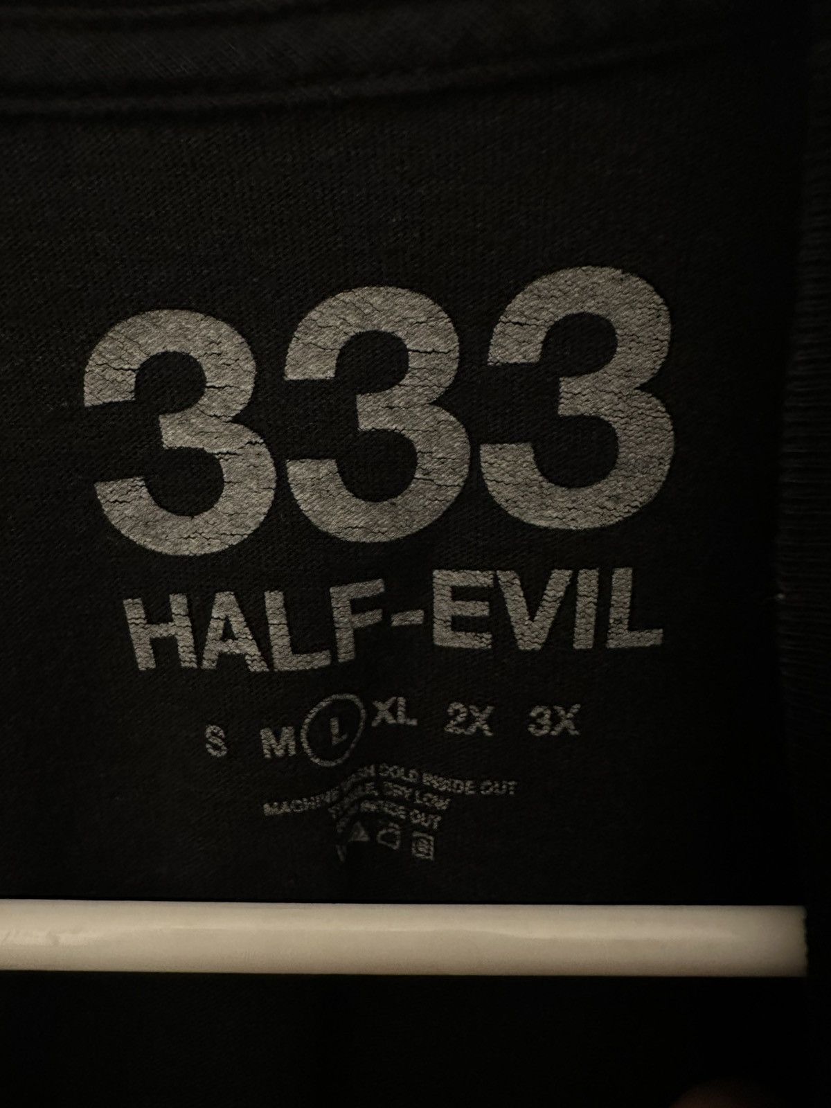 Half Evil Half evil tee shirt Size US L / EU 52-54 / 3 - 3 Thumbnail