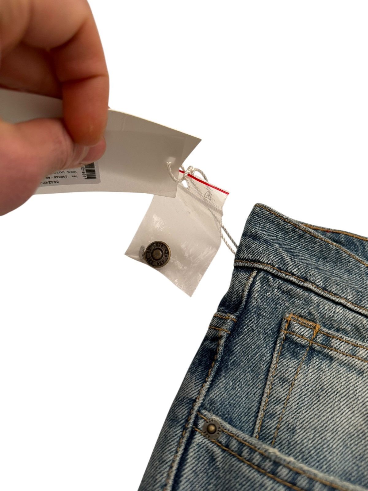 424 Italian Distressed Blue Denim Size US 36 / EU 52 - 7 Thumbnail