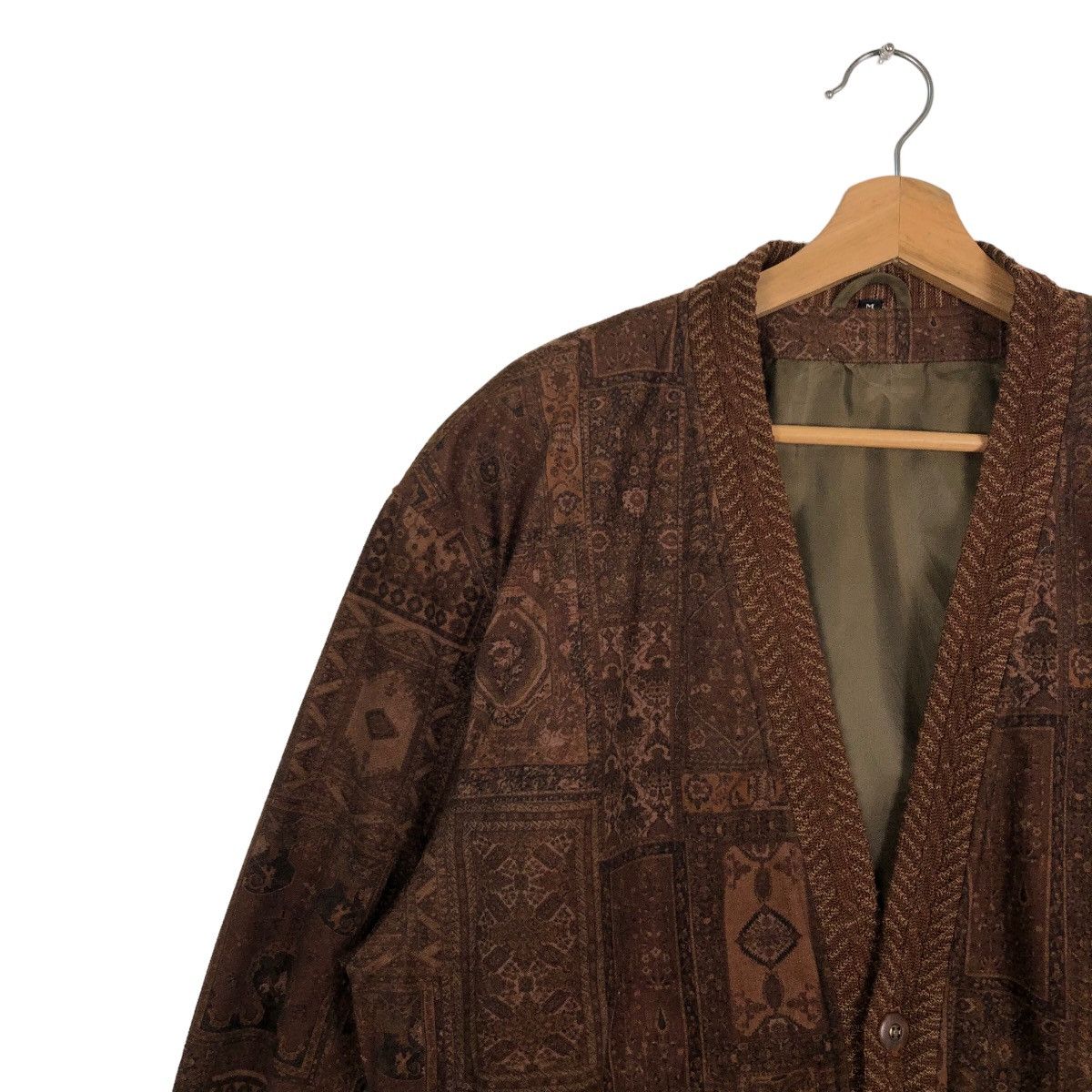 Japanese Brand 🔥90’s Vintage Cardigan Bomber Jacket Navajo Design Size US M / EU 48-50 / 2 - 7 Thumbnail