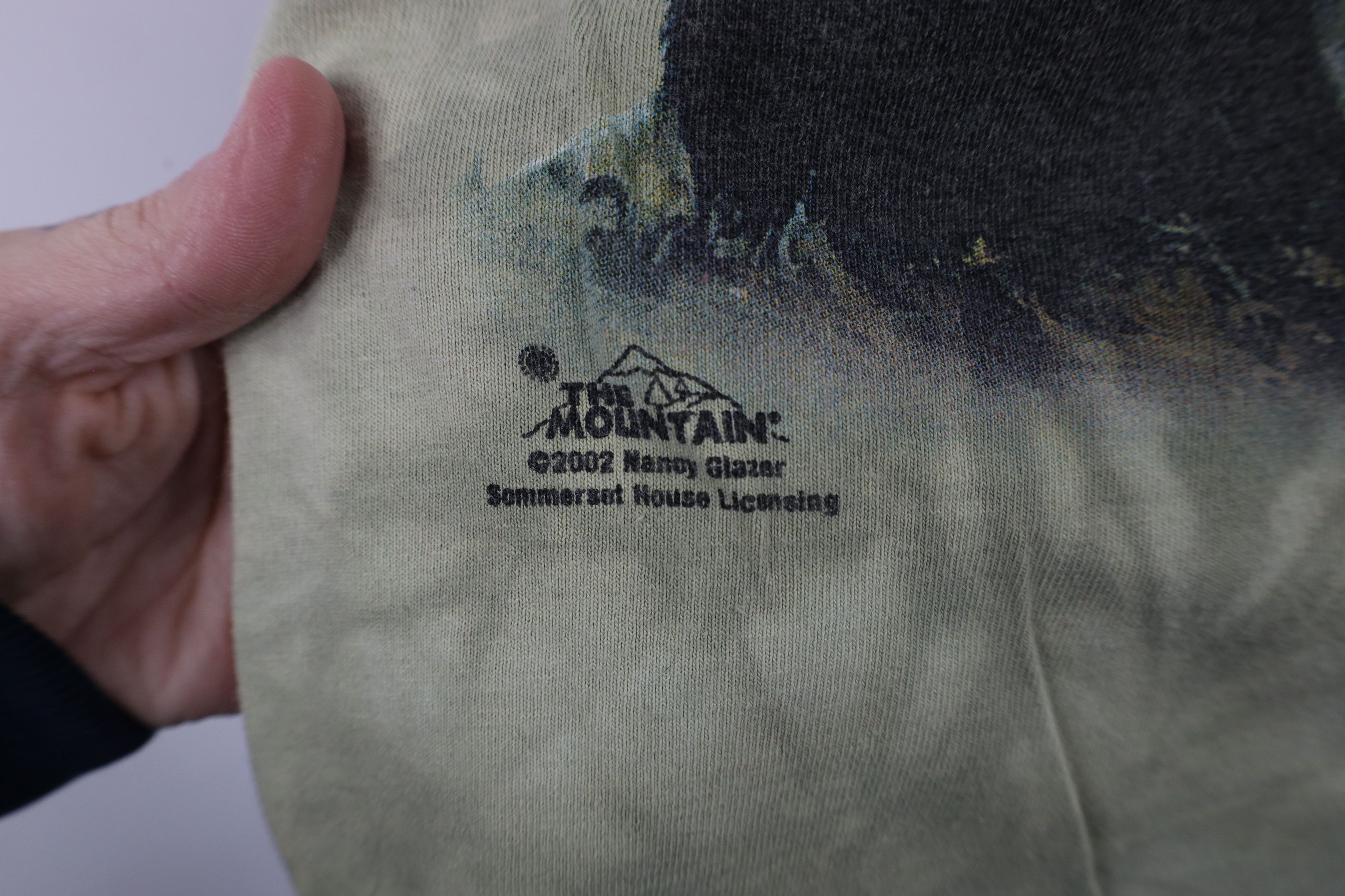 Vintage Vintage Y2K 2002 Streetwear Nature Bear Acid Wash T-Shirt Size US XXL / EU 58 / 5 - 6 Thumbnail