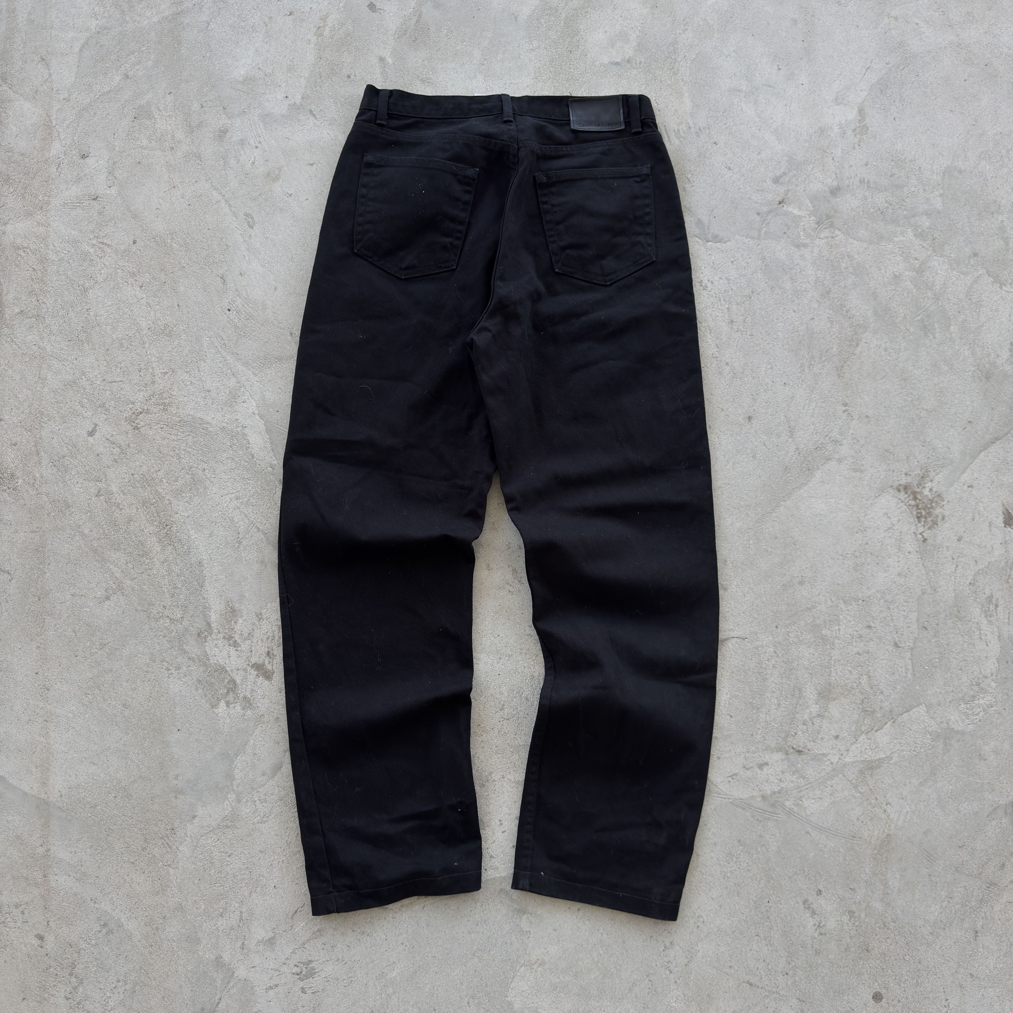 Calvin Klein Calvin Klein Jeans Easy Fit Black Denim W32 L34 Straight Leg Size US 32 / EU 48 - 2 Thumbnail