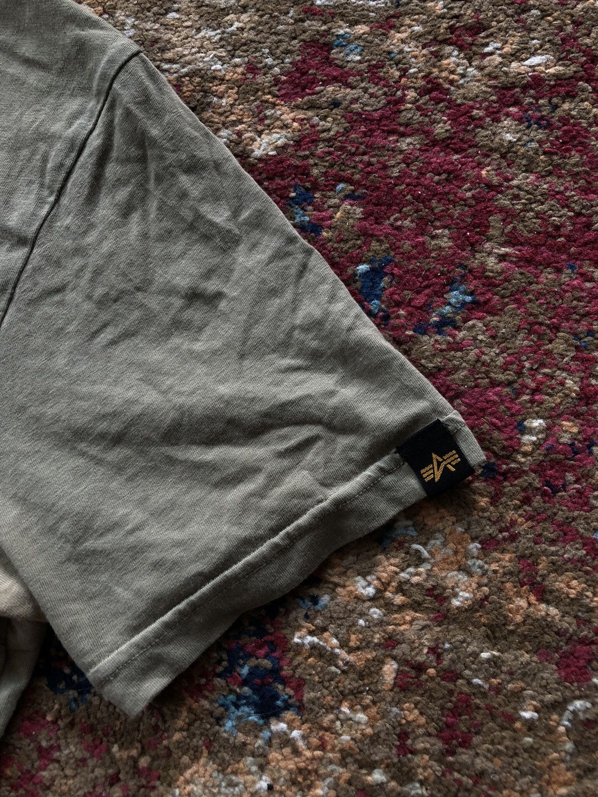 Alpha Industries × Vintage 🫒 ALPHA INDUSTRIES RETRO T-SHIRT BIG LOGO Y2K 90’s Size US L / EU 52-54 / 3 - 4 Thumbnail
