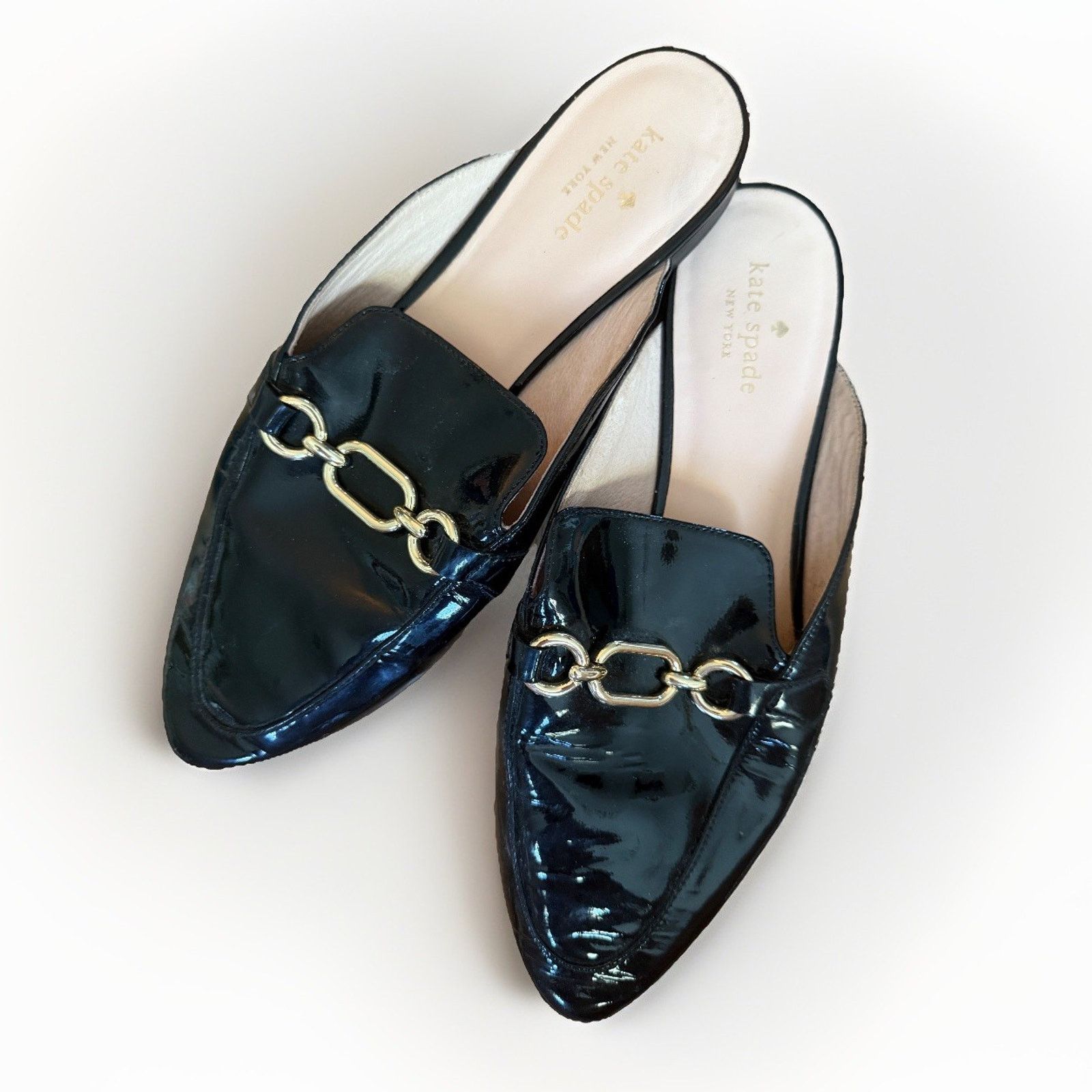Kate Spade Kate Spade Mule Women Black Patent Leather Flat Size 9 Size US 9 / IT 39 - 1 Thumbnail