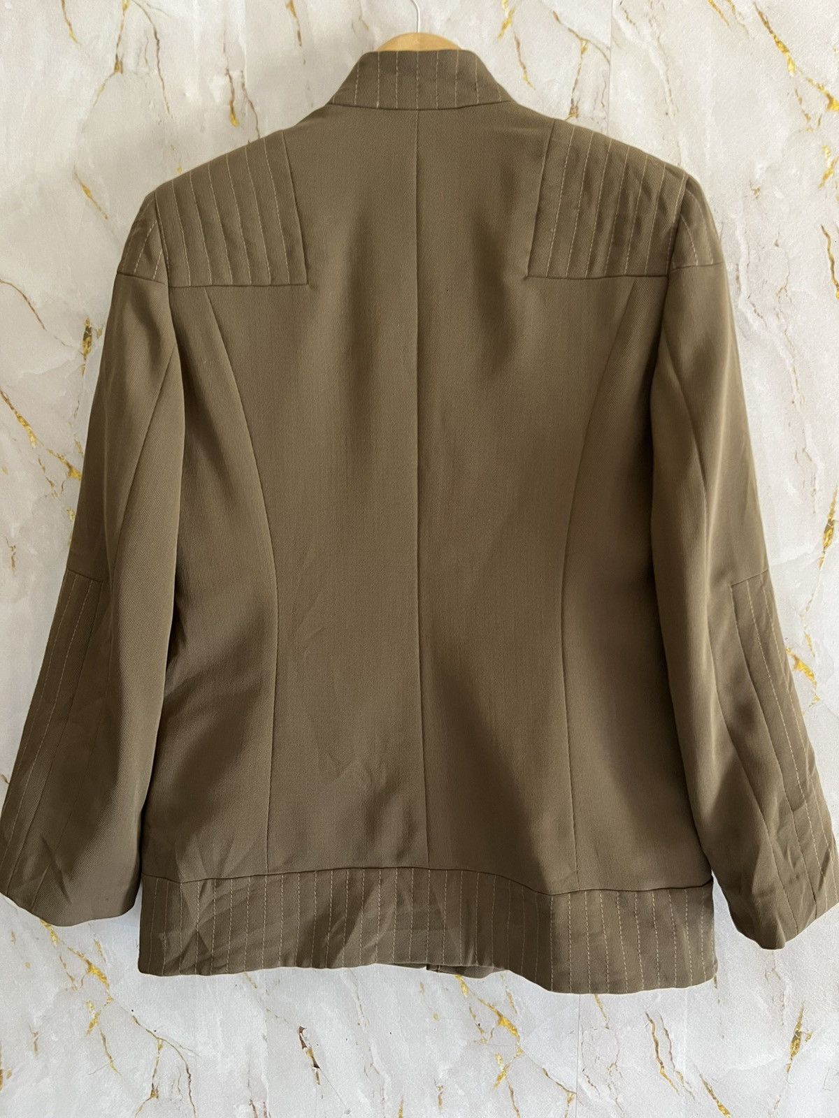 Vintage Vintage Erreuno Milano Wool Jacket Designer Made in Italy Size US M / EU 48-50 / 2 - 2 Thumbnail