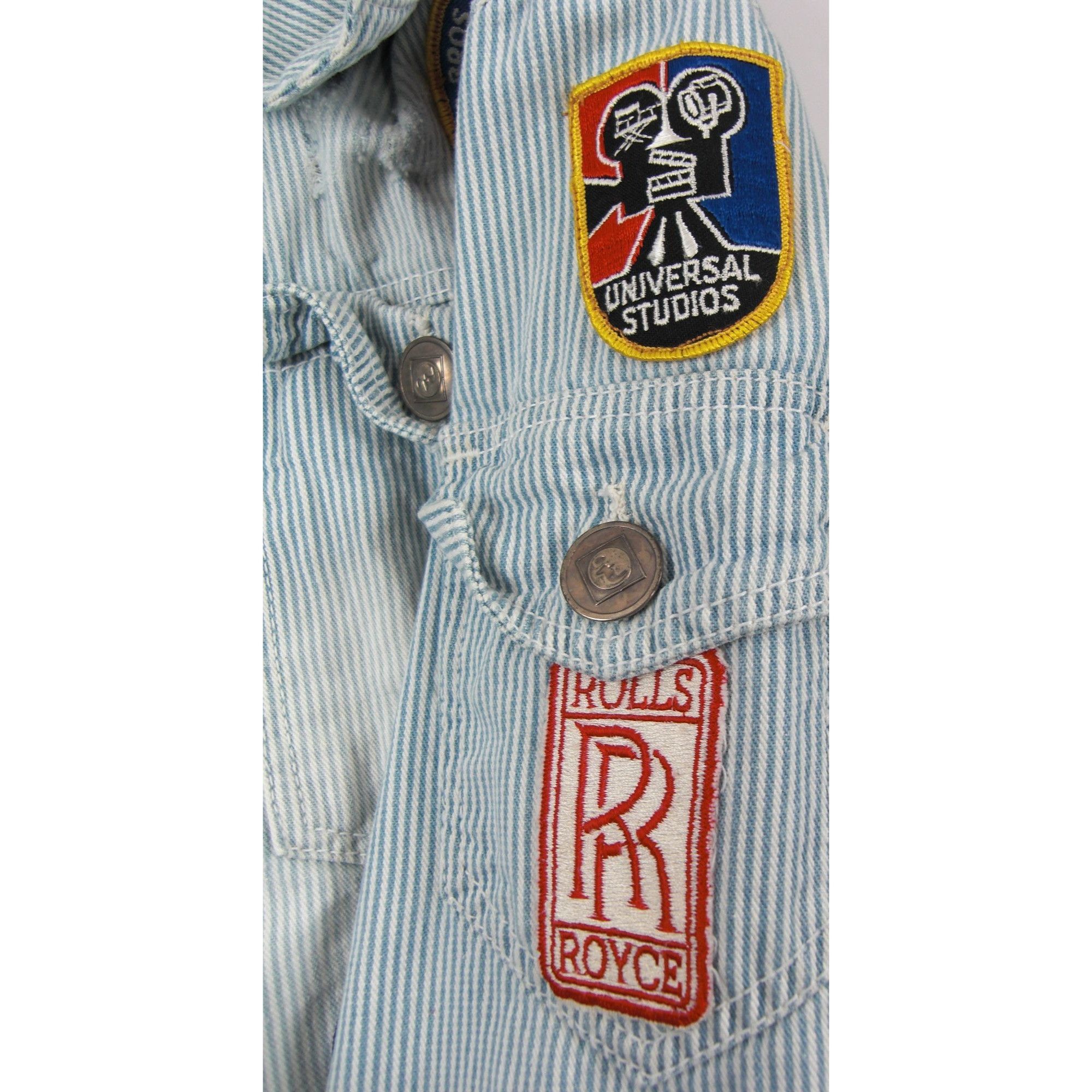 Other Vintage Classic Blue Denim Jean Jacket Distressed Size Large Size US L / EU 52-54 / 3 - 8 Thumbnail