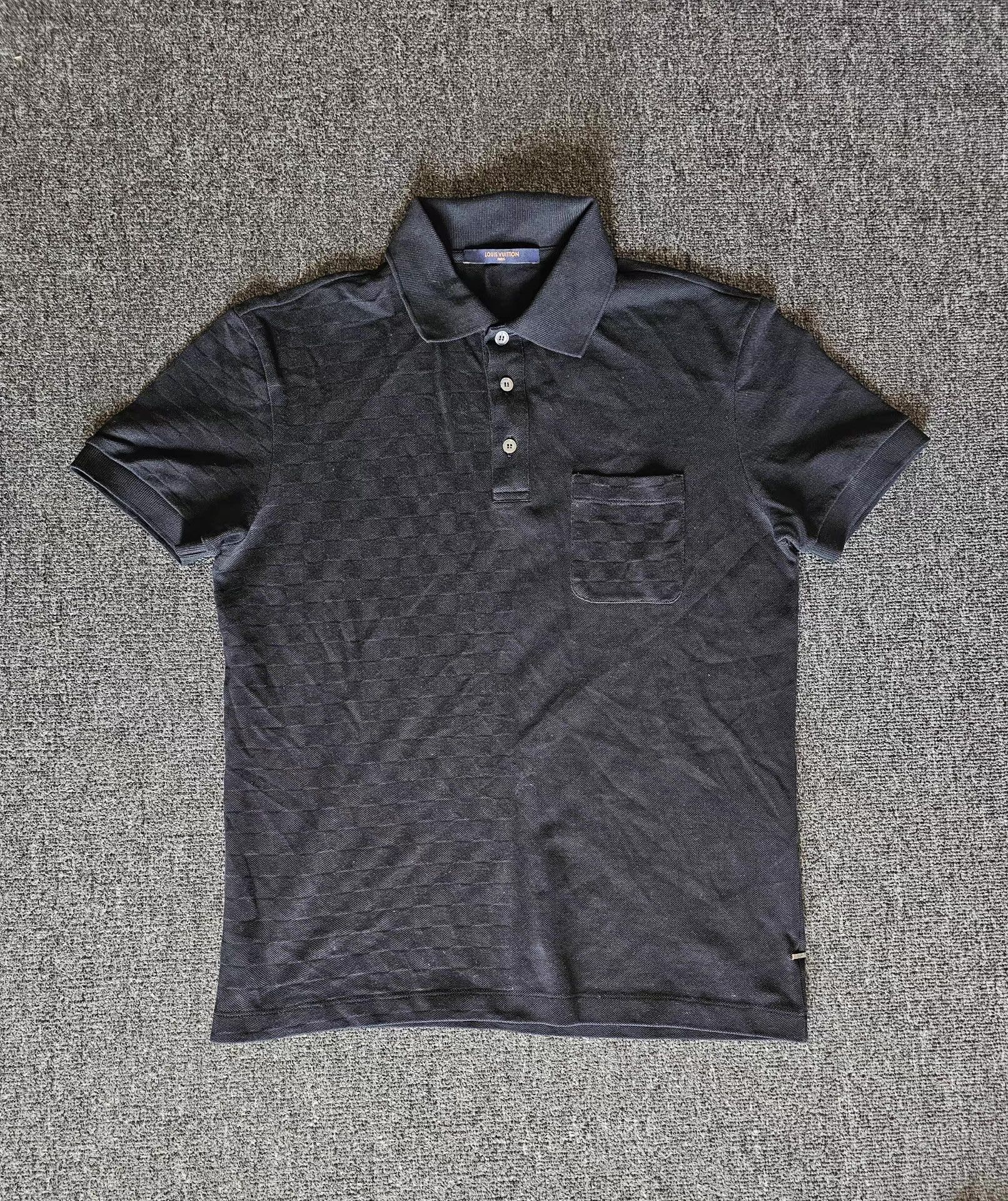 Louis Vuitton Louis Vuitton Men's Black Short Sleeve Polo Shirt Size US S / EU 44-46 / 1 - 1 Thumbnail