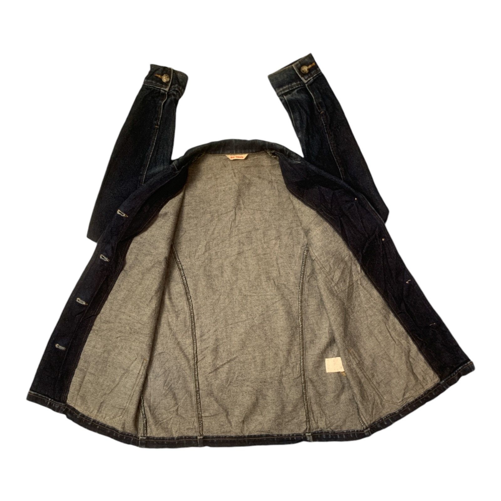 Japanese Brand Rare Design Vintage Ray Cassin Denim Jackets Size M / US 6-8 / IT 42-44 - 3 Thumbnail