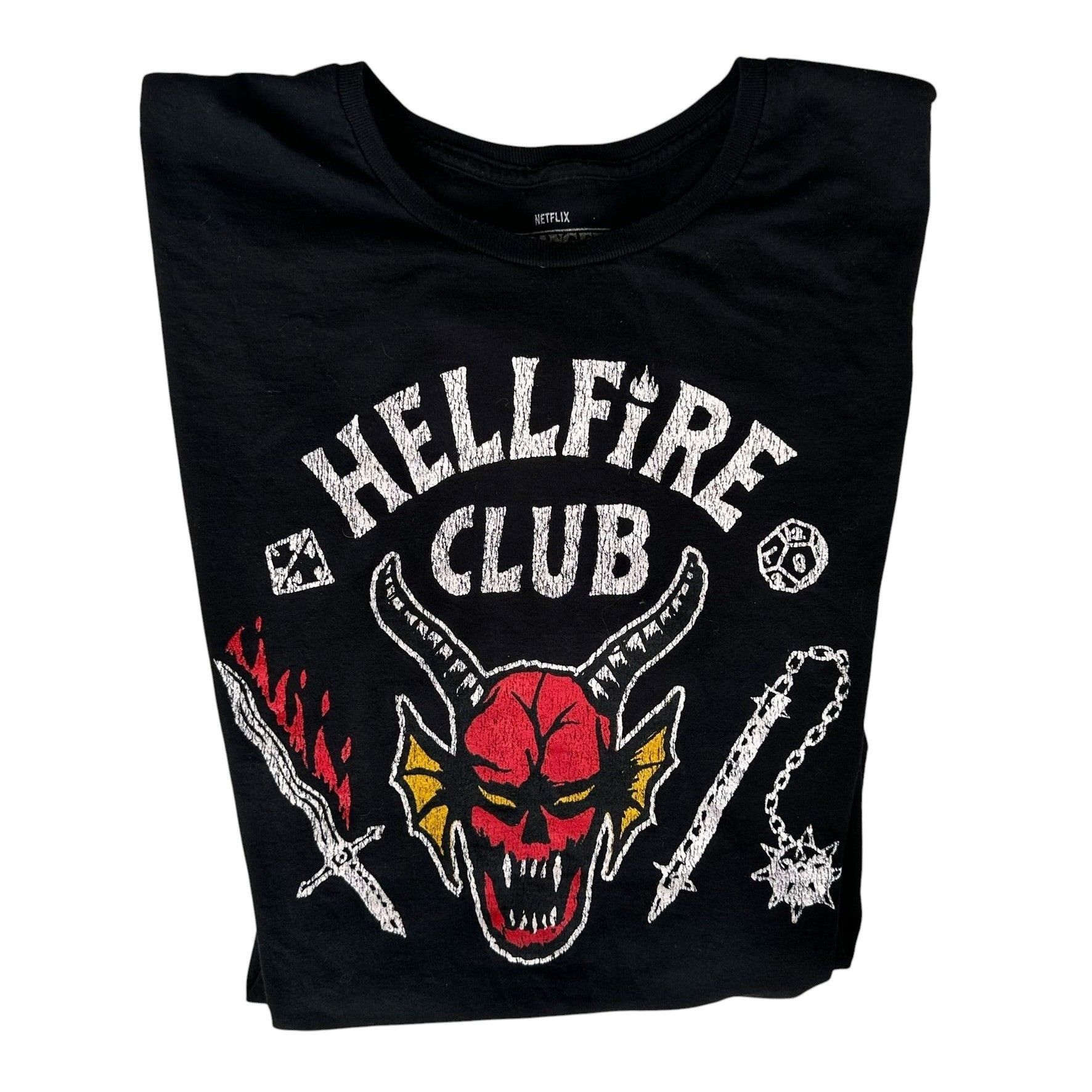 Other Stranger Things Hellfire Club T Shirt 2X Netflix Black Hallo Size US XXL / EU 58 / 5 - 4 Thumbnail