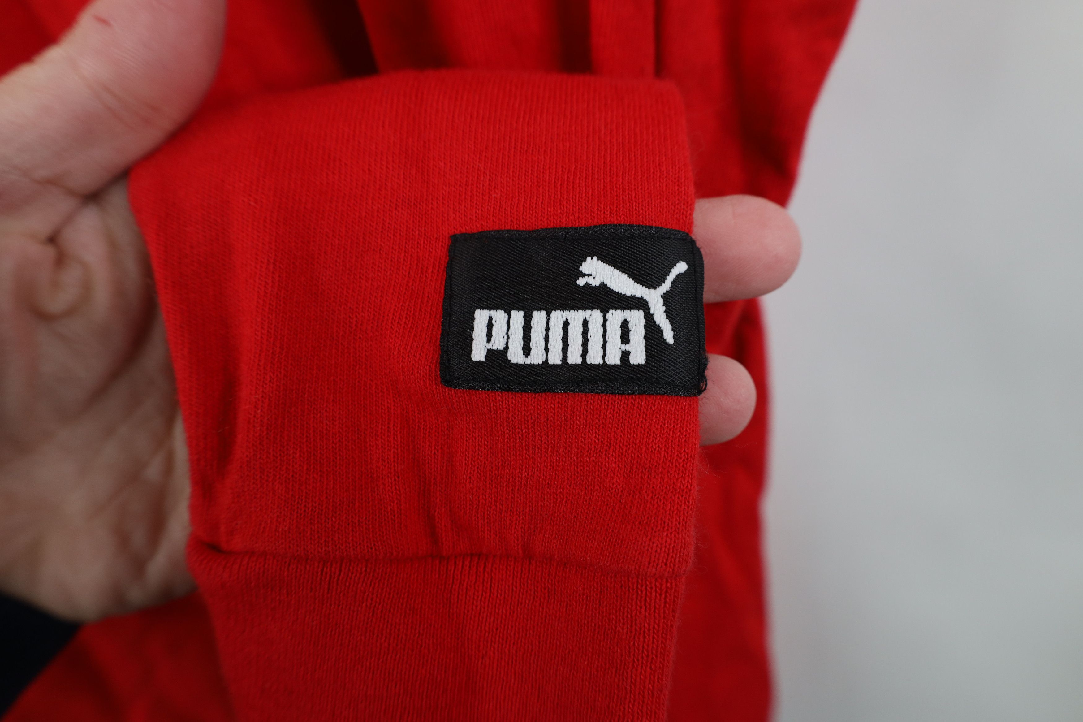 Puma Vintage 90s Puma Red Wings Mock Neck Long Sleeve T-Shirt Size US M / EU 48-50 / 2 - 7 Thumbnail