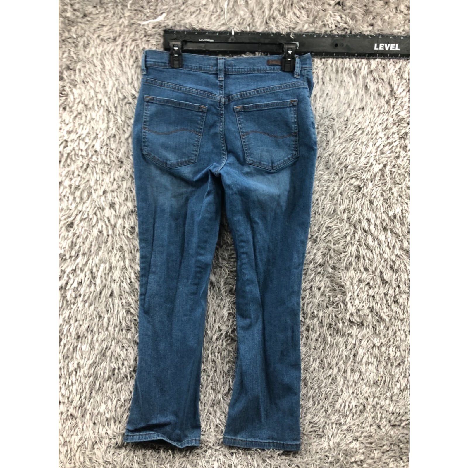 Lee Lee Petite Relaxed Fit Jeans Size 8P Womens Medium Wash Blue Size 30" / US 8 / IT 44 - 5 Thumbnail