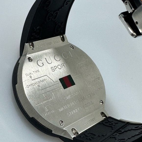 Gucci Gucci I-Gucci Sport Watch Orange Strap YA114104 Size ONE SIZE - 5 Thumbnail