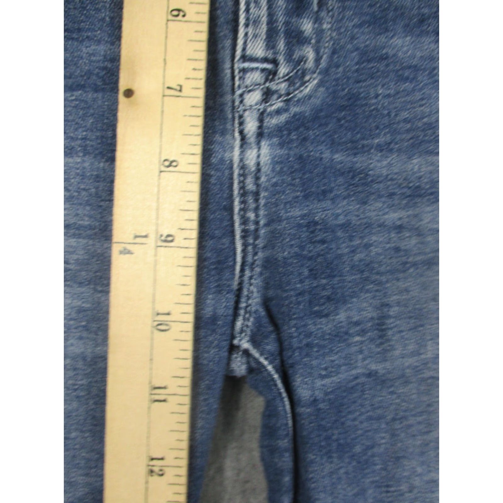 Vintage VINTAGE? No. Modern American Blue Denim Jeans Womens 27 Slim Skinny High Ankle Karma Soho 90s? Size 27" / US 4 / IT 40 - 4 Thumbnail