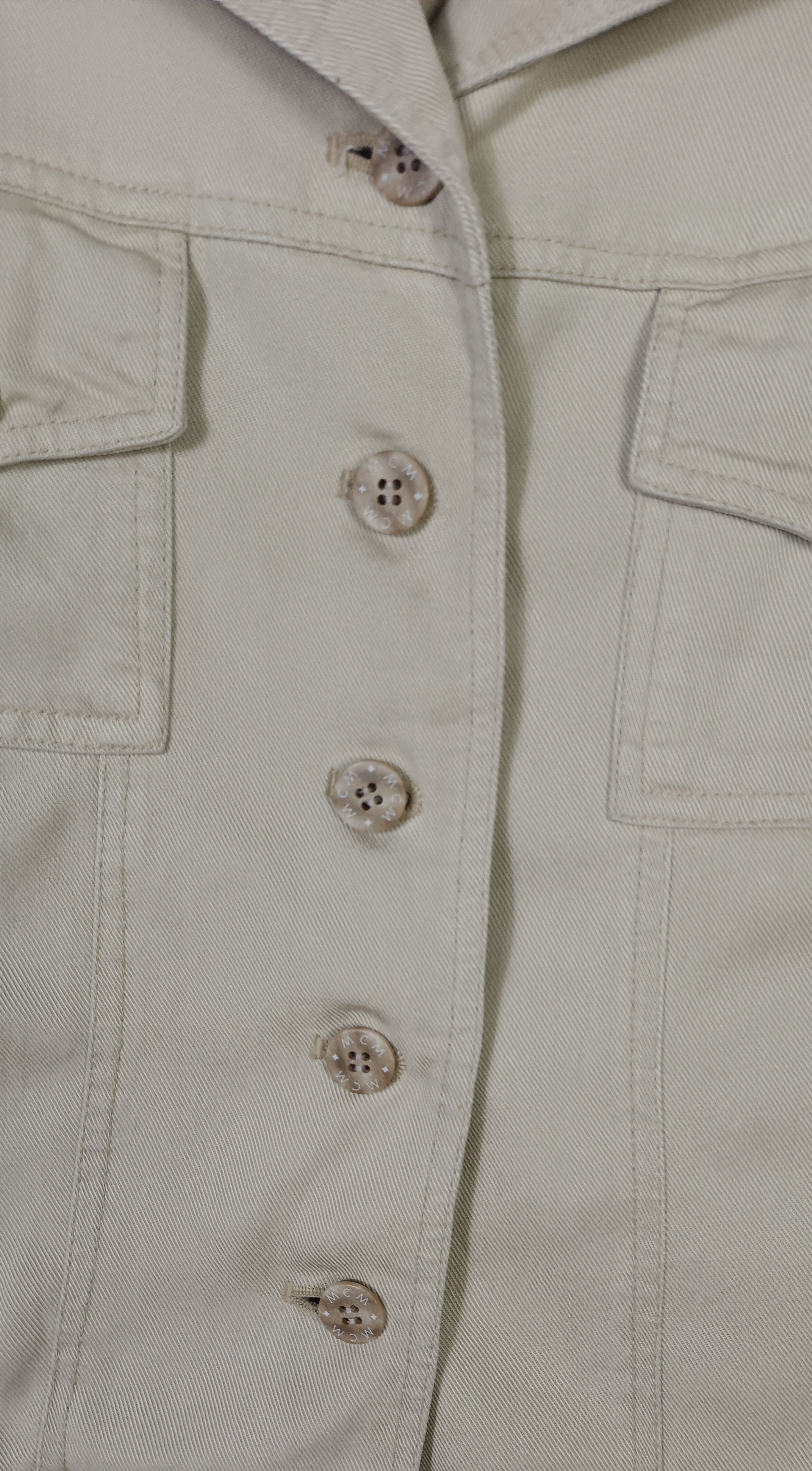 MCM MCM Legere Embroidered Logo Trucker Jacket Size M / US 6-8 / IT 42-44 - 8 Thumbnail