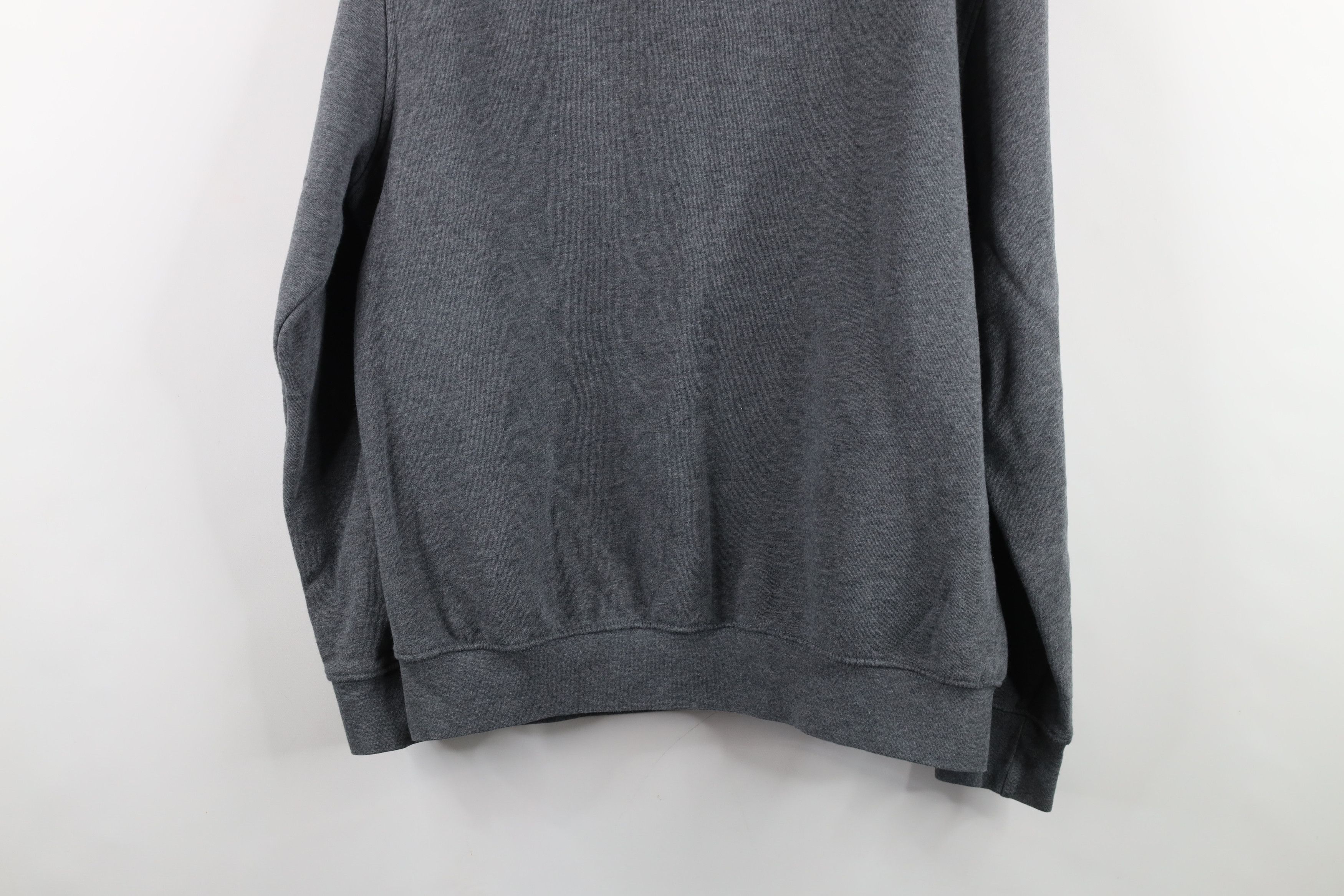 Nike × Vintage Vintage 90s Y2K Nike Scott Mini Swoosh Sweatshirt Gray Size US M / EU 48-50 / 2 - 12 Thumbnail