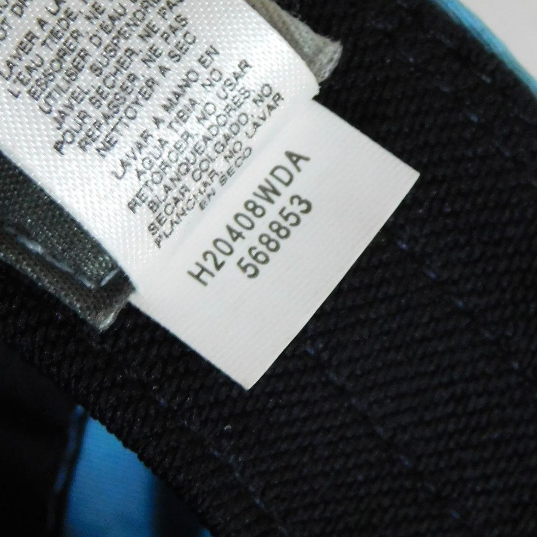 Nike Nike Gray Tag Dad Hat Light Blue Black Swoosh Strapback Size ONE SIZE - 8 Thumbnail