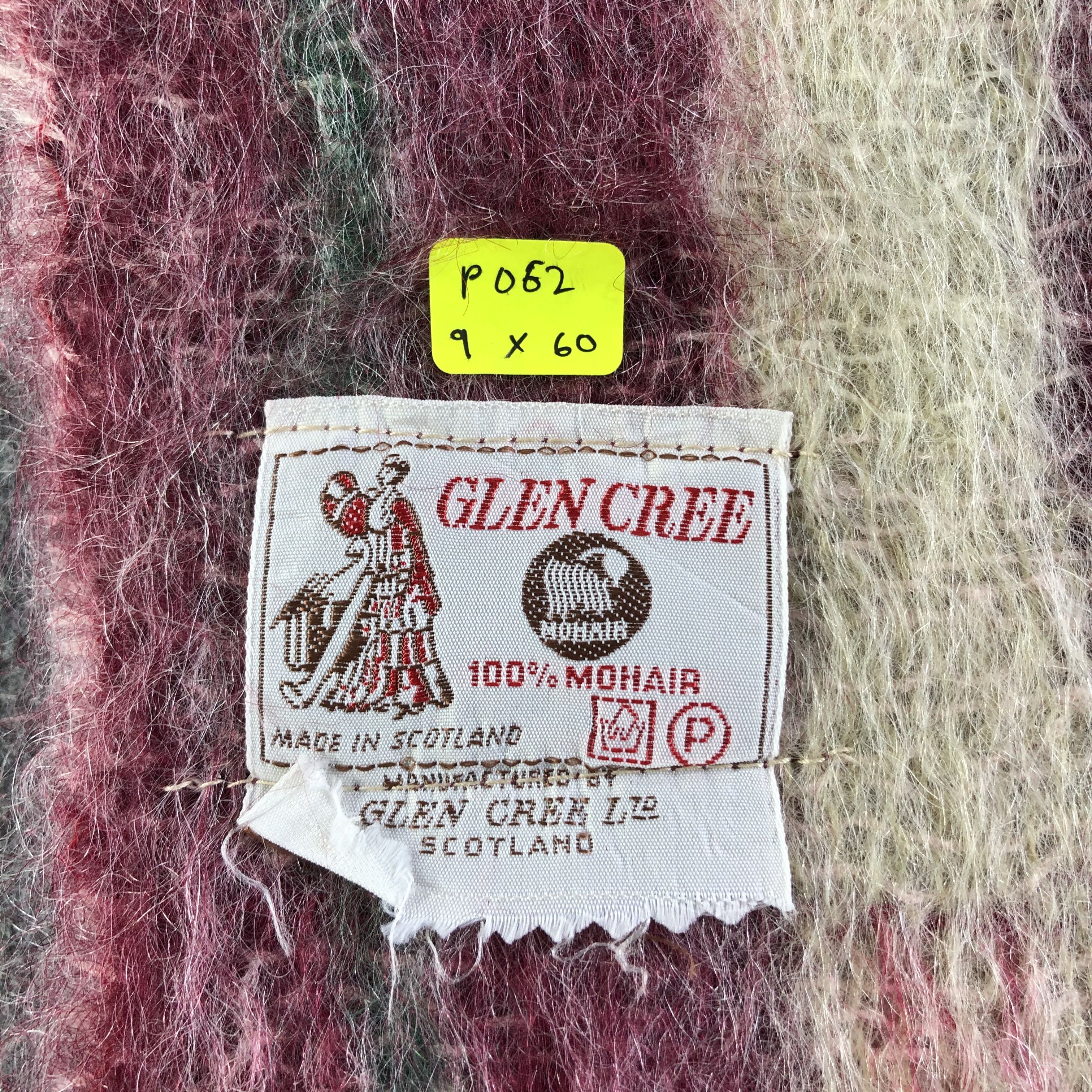 Vintage Glen Cree Mohair Scarf / Muffler / Neckwear P062 Size ONE SIZE - 6 Thumbnail