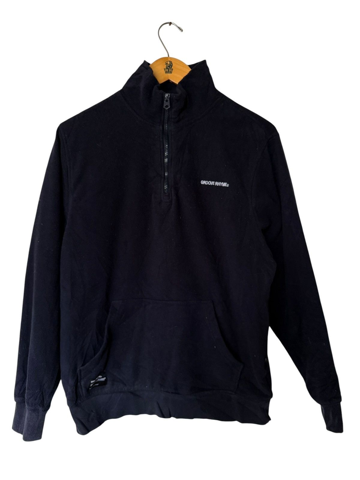 Japanese Brand Vintage Groove Rhyme International Big Logo Sweatshirt Size US L / EU 52-54 / 3 - 2 Thumbnail