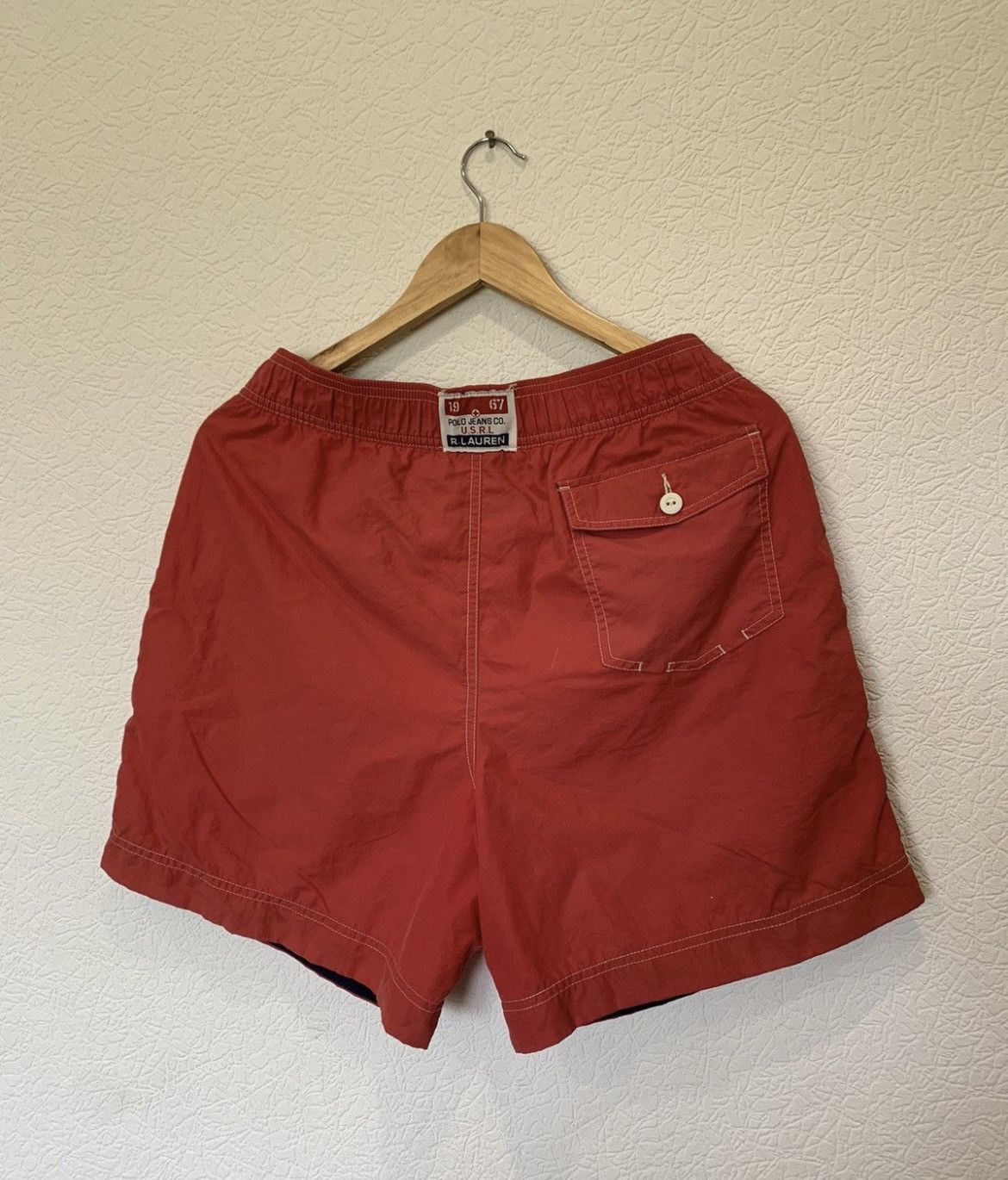 Polo Ralph Lauren Polo Ralph Lauren Nylon Swimming Shorts Red Size L Size US 34 / EU 50 - 4 Thumbnail