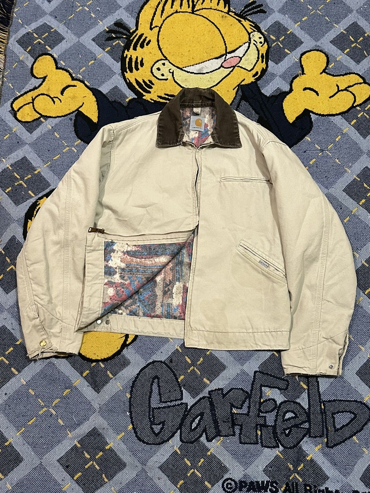 １着でも送料無料】 希少 aztec KHI J24 Jacket Detroit Carhartt