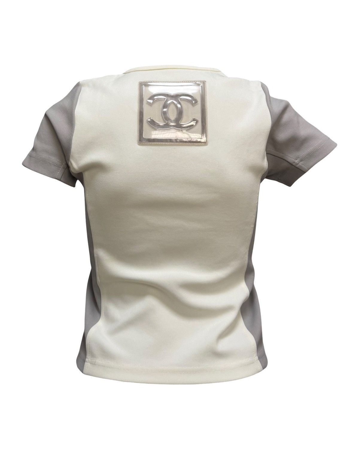 Chanel CHANEL Sport 2001 CC Logo Patch Technical Short Sleeve Top Size S / US 4 / IT 40 - 2 Thumbnail