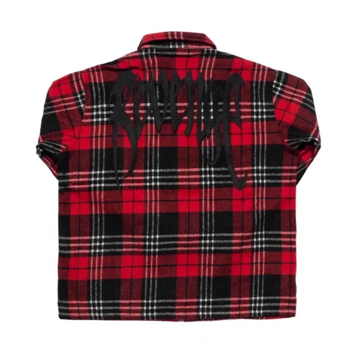 Revenge Revenge Red Flannel Zip Up Size US M / EU 48-50 / 2 - 1 Thumbnail
